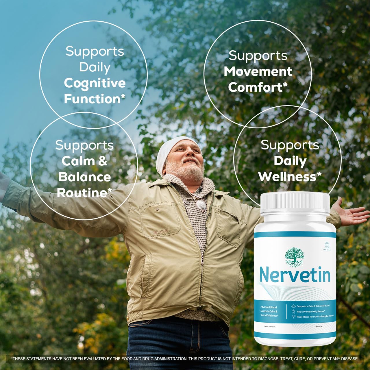 OVICIA Nervetin Capsules 180 Capsules