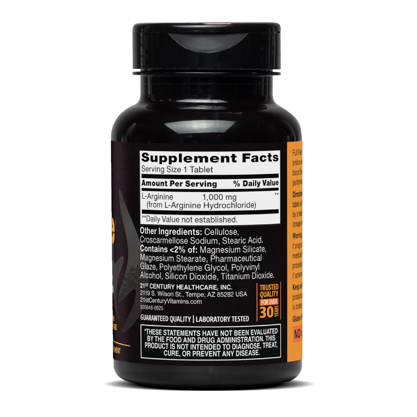 21st Century Full Fuel 365 L-Arginine 1000mg Tablet, 90 Count