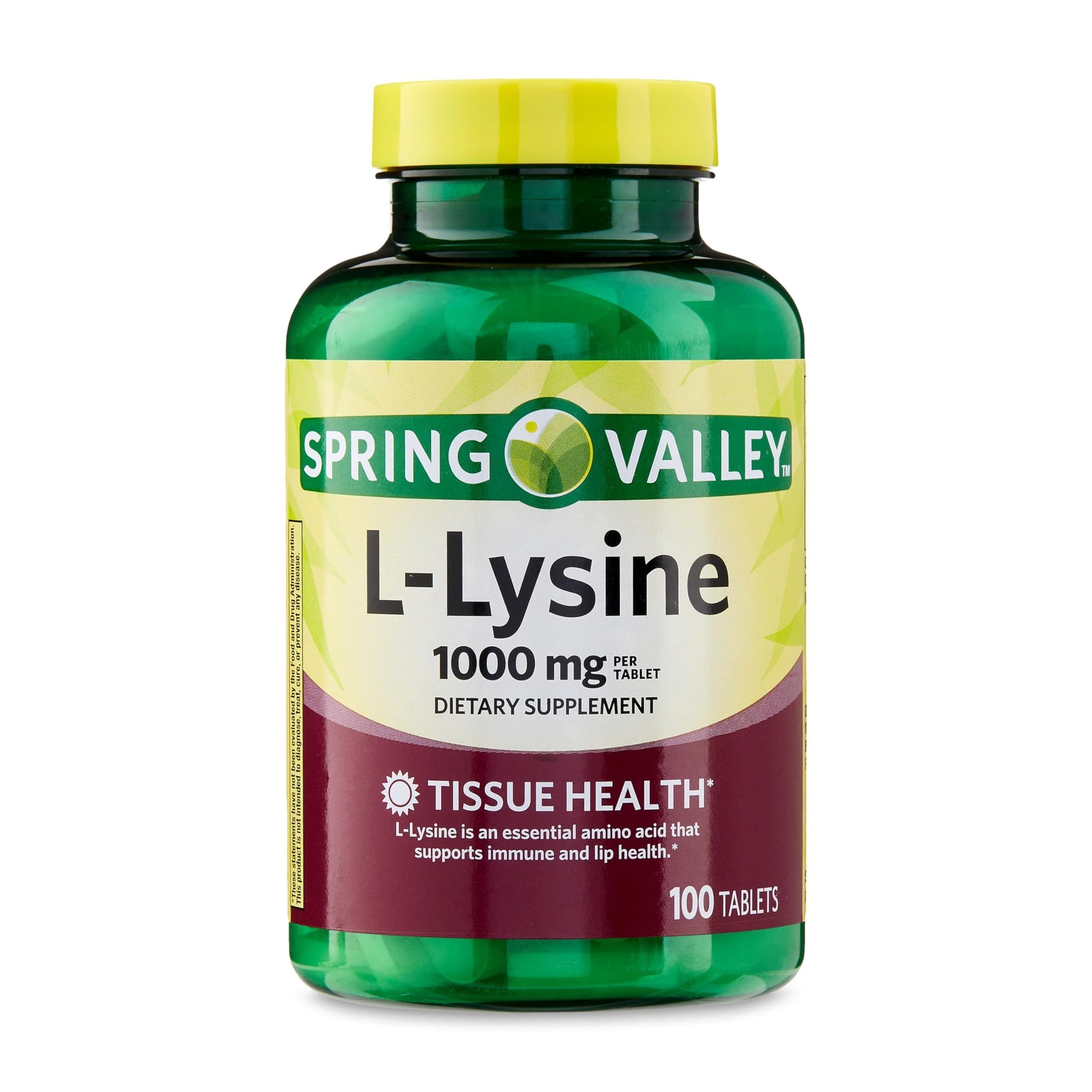 Generic L-Lysine 1000mg Tablets, 100 Count