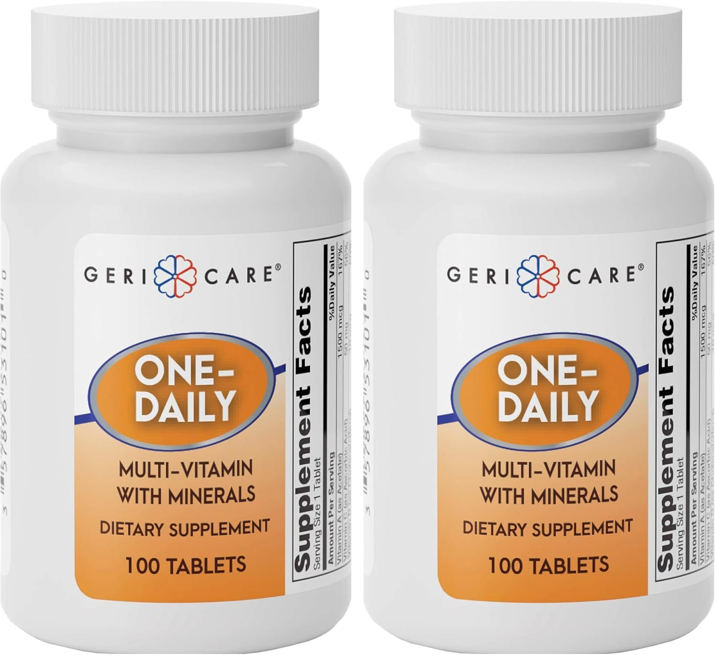 GeriCare One-Daily Multivitamins with Minerals Tablets 200