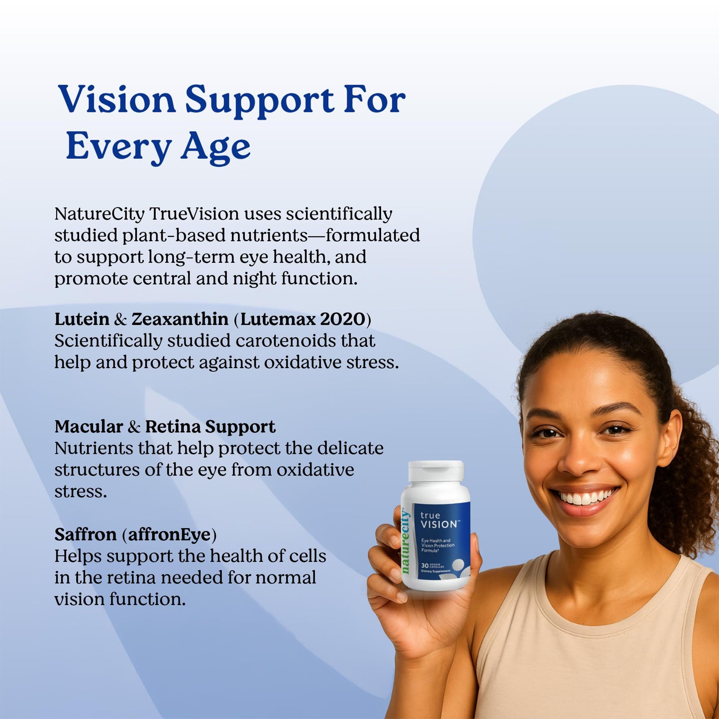 NatureCity True-Vision Eye Health Supplement Capsules 30