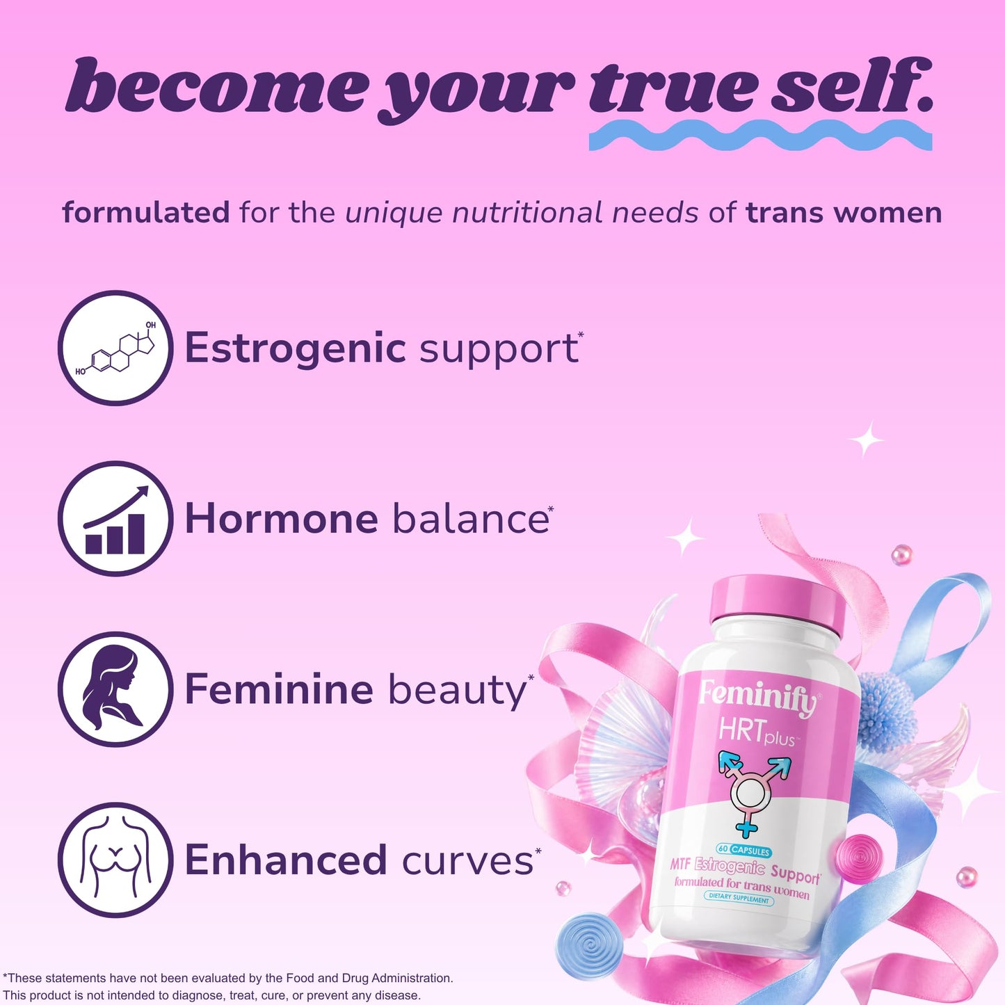Generic Feminify HRT+ for Estrogen Tablets, 60 Tablets