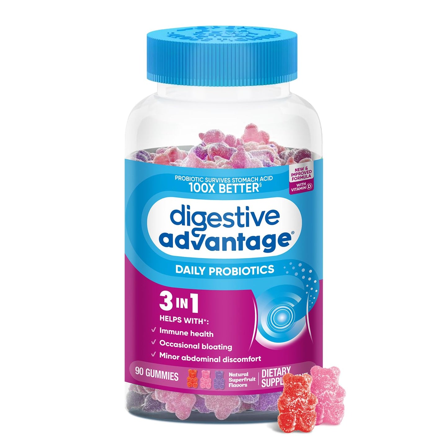 Digestive Advantage Digestive Health Gummies, 180 Count