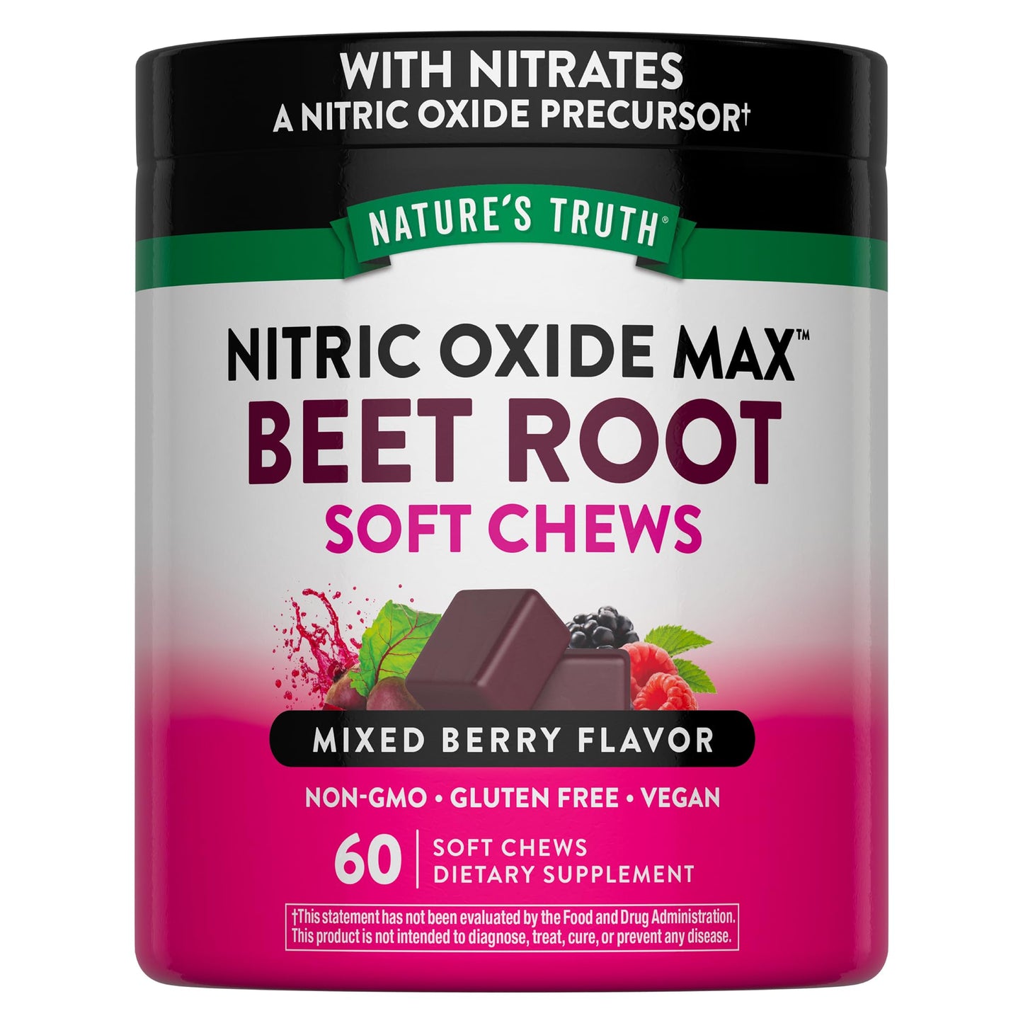 Nature's Truth Beet Root Chews 60 Soft Chews