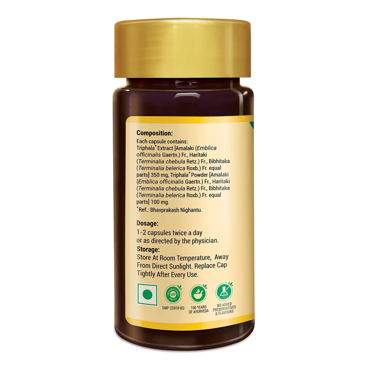 Zandu Triphala Capsules 90 Veg Capsules