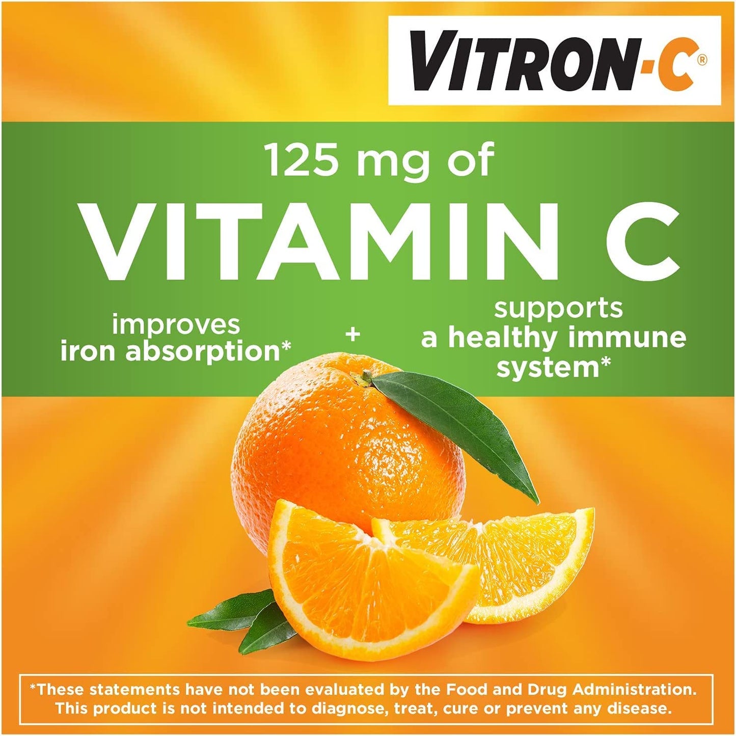 Vitron-C Iron Supplement Plus Vitamin C Coated Tablets 360 Tablets