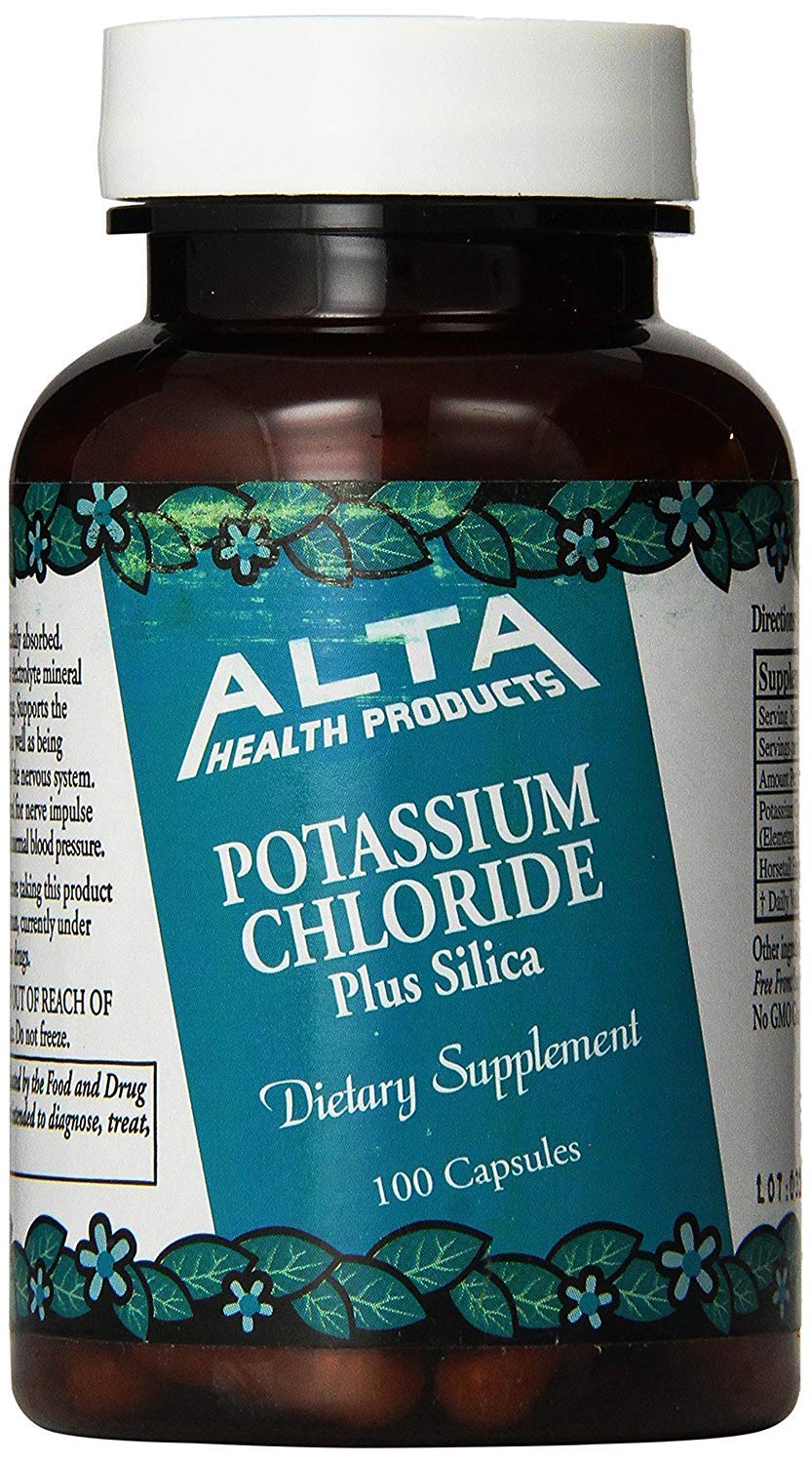 Alta Health Potassium Chloride and Silica Capsules 100 Capsules