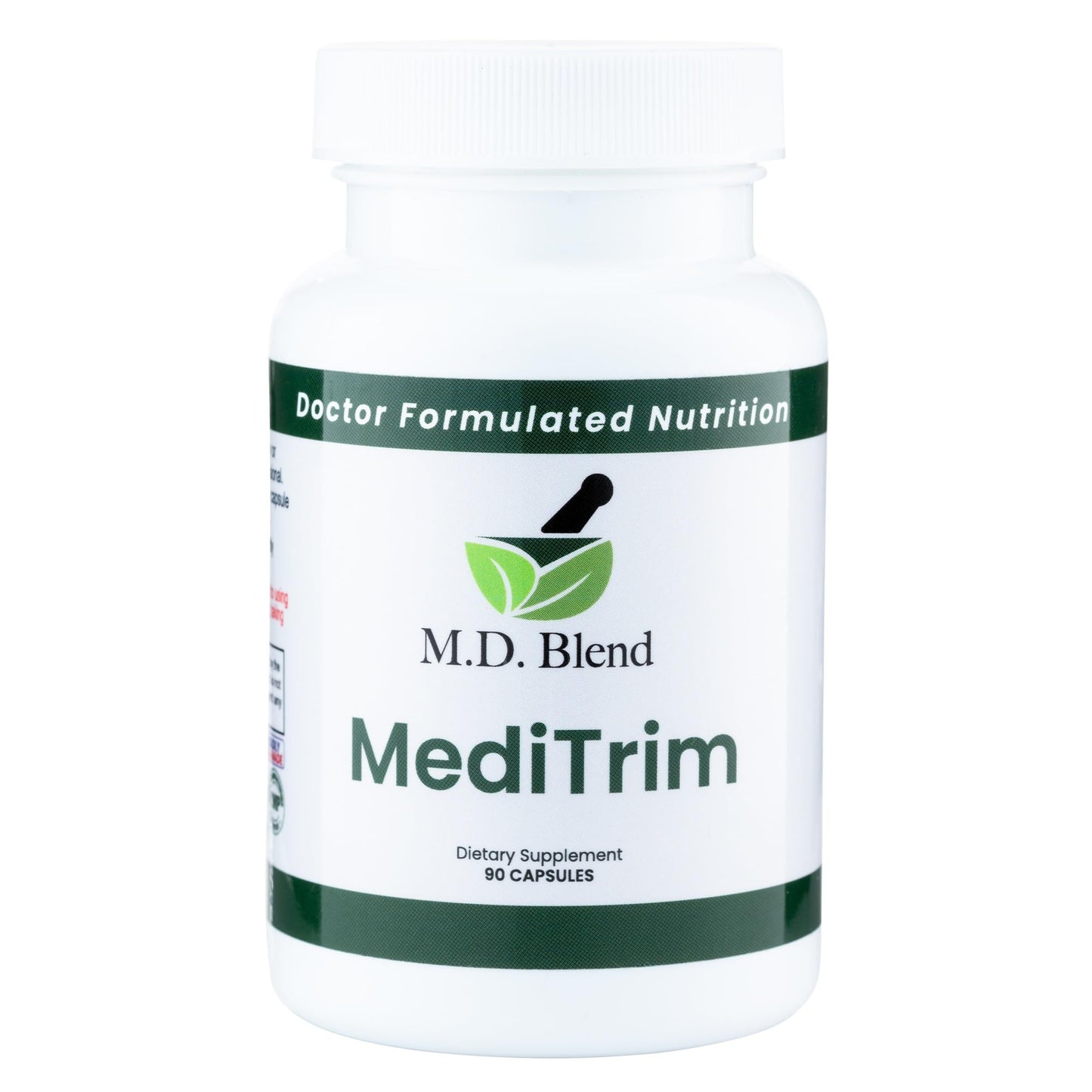 M.D. Blend MediTrim Energy Supplements Capsules 90 Count