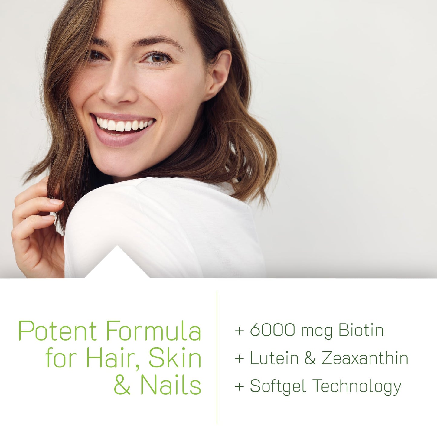 Irwin Naturals Biotin-6000 Hair Skin & Nail Support Formula Softgels 60