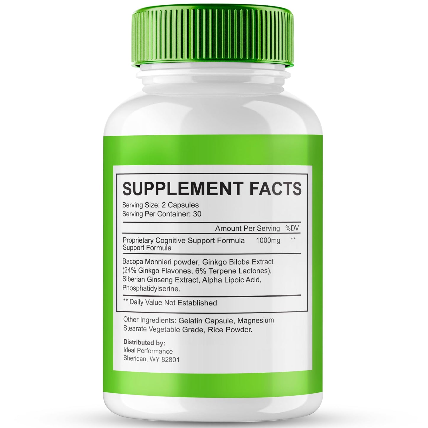 Ideal Performance Mind Hero Capsules Brain Health Support, 180 Capsules