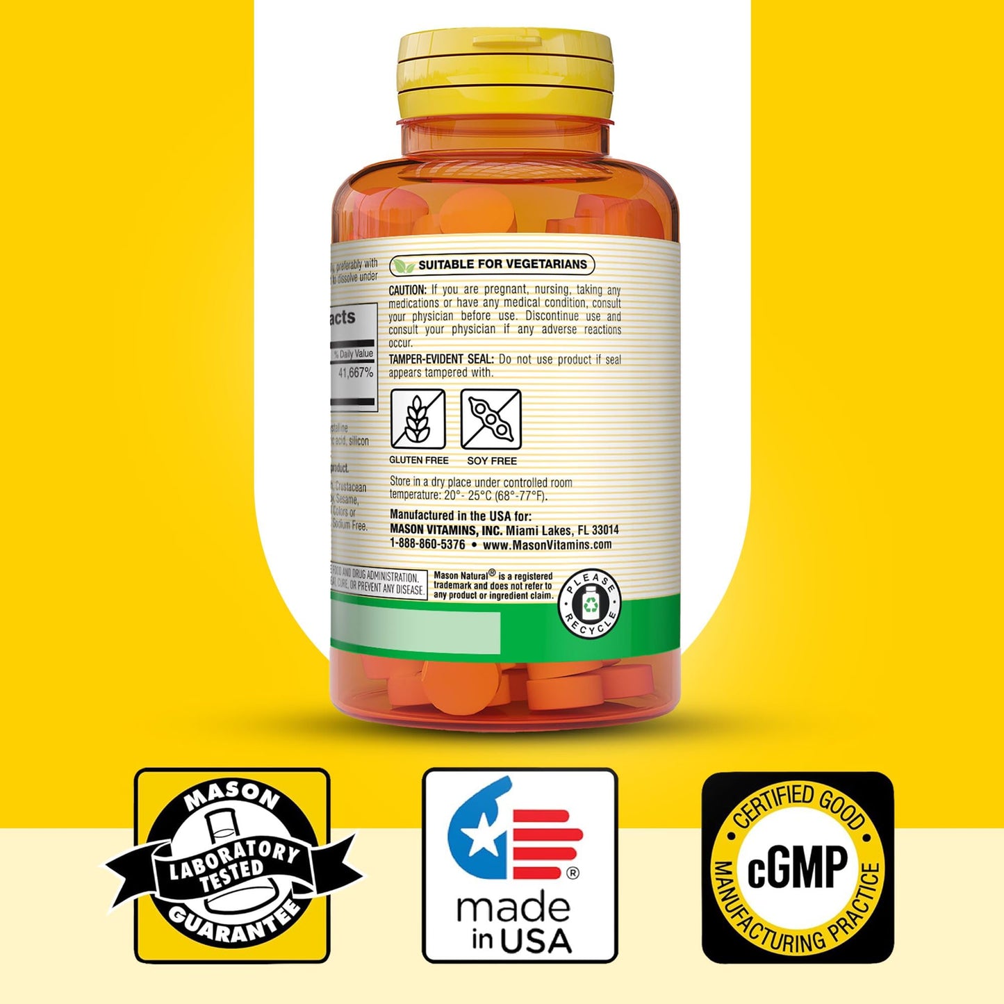 Mason Natural Vitamin B-12 1000 mcg Quick Dissolve Tablets, 200 Count