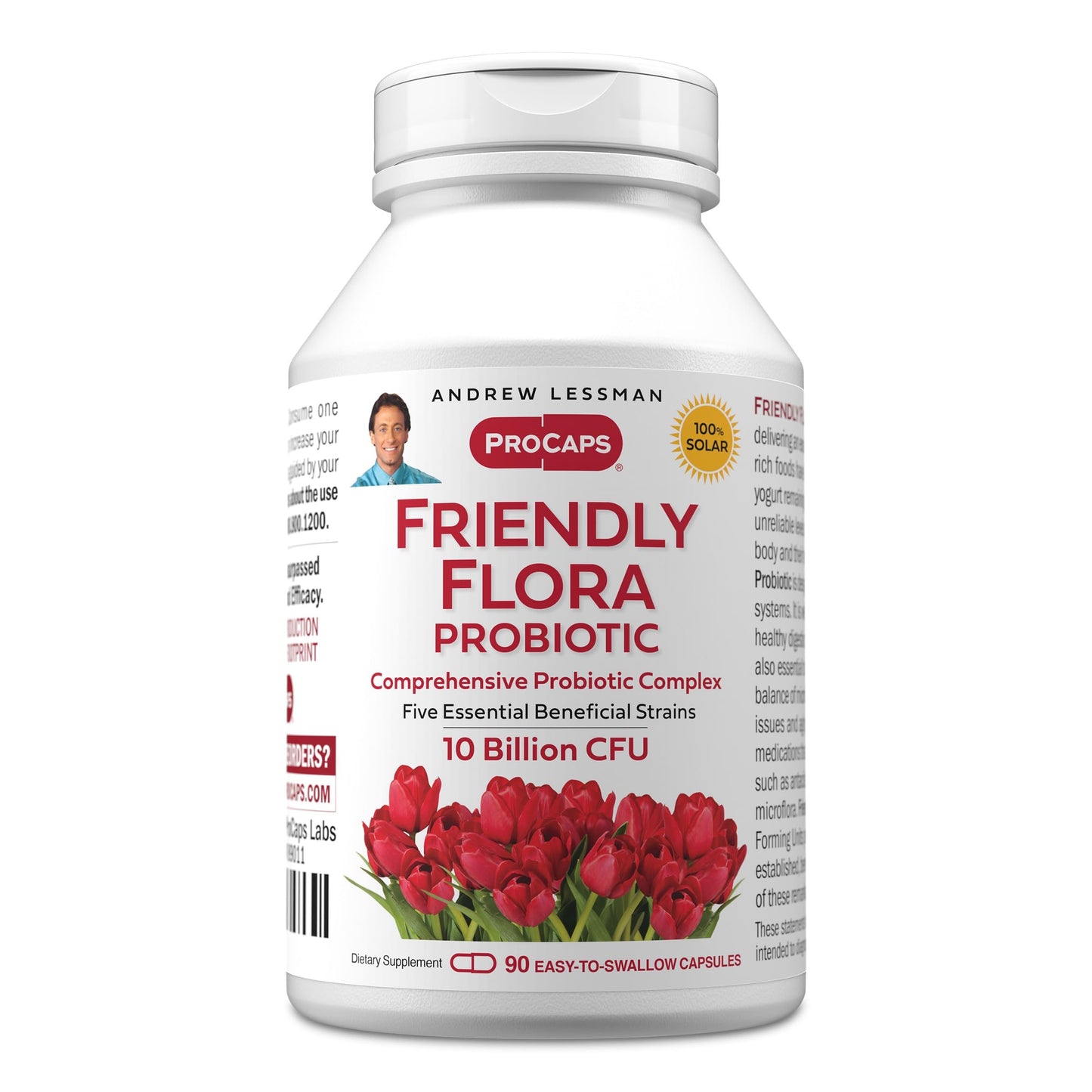 Andrew Lessman Friendly Flora Probiotic Capsule 90 Count