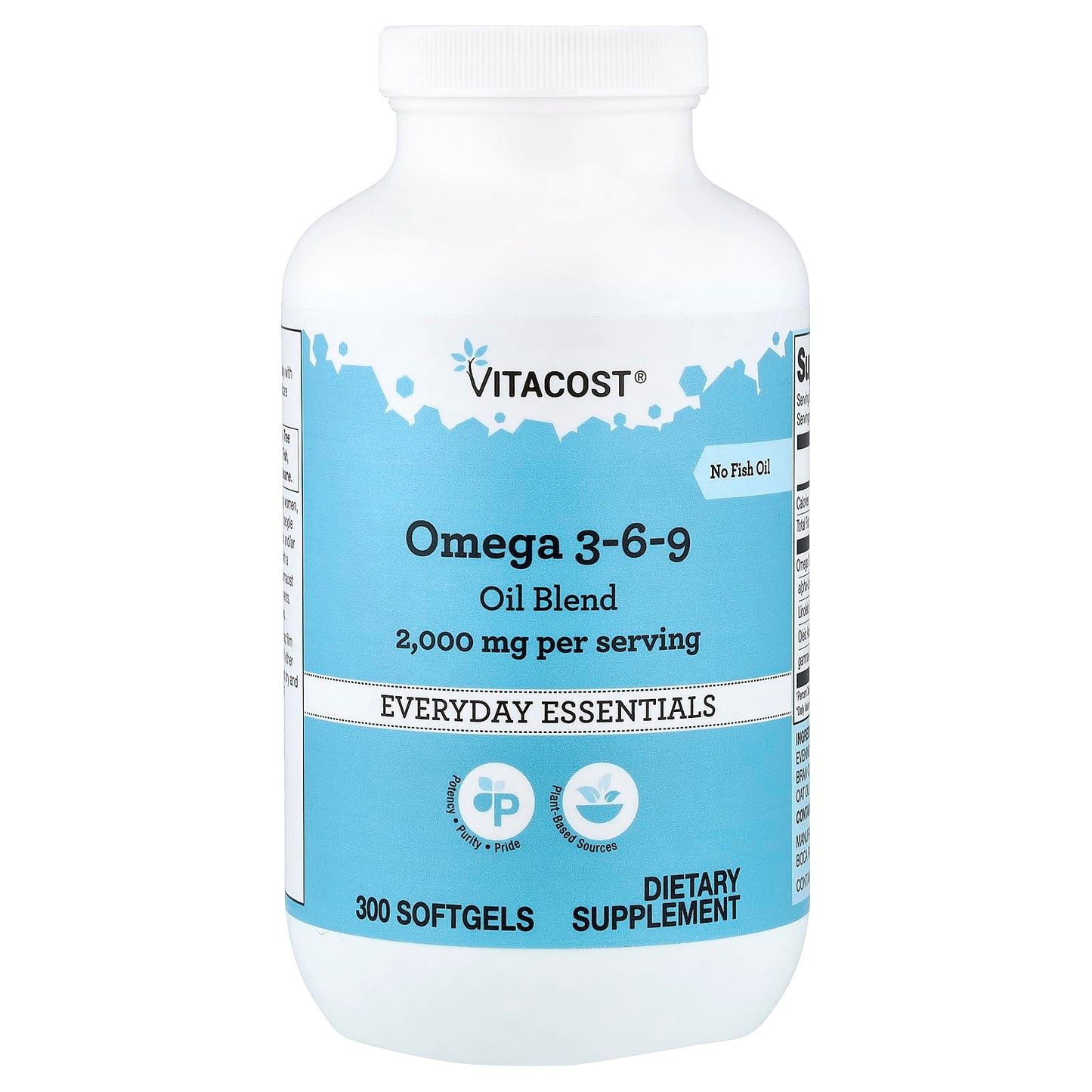 Vitacost Omega 3-6-9 Oil Blend Softgels 300