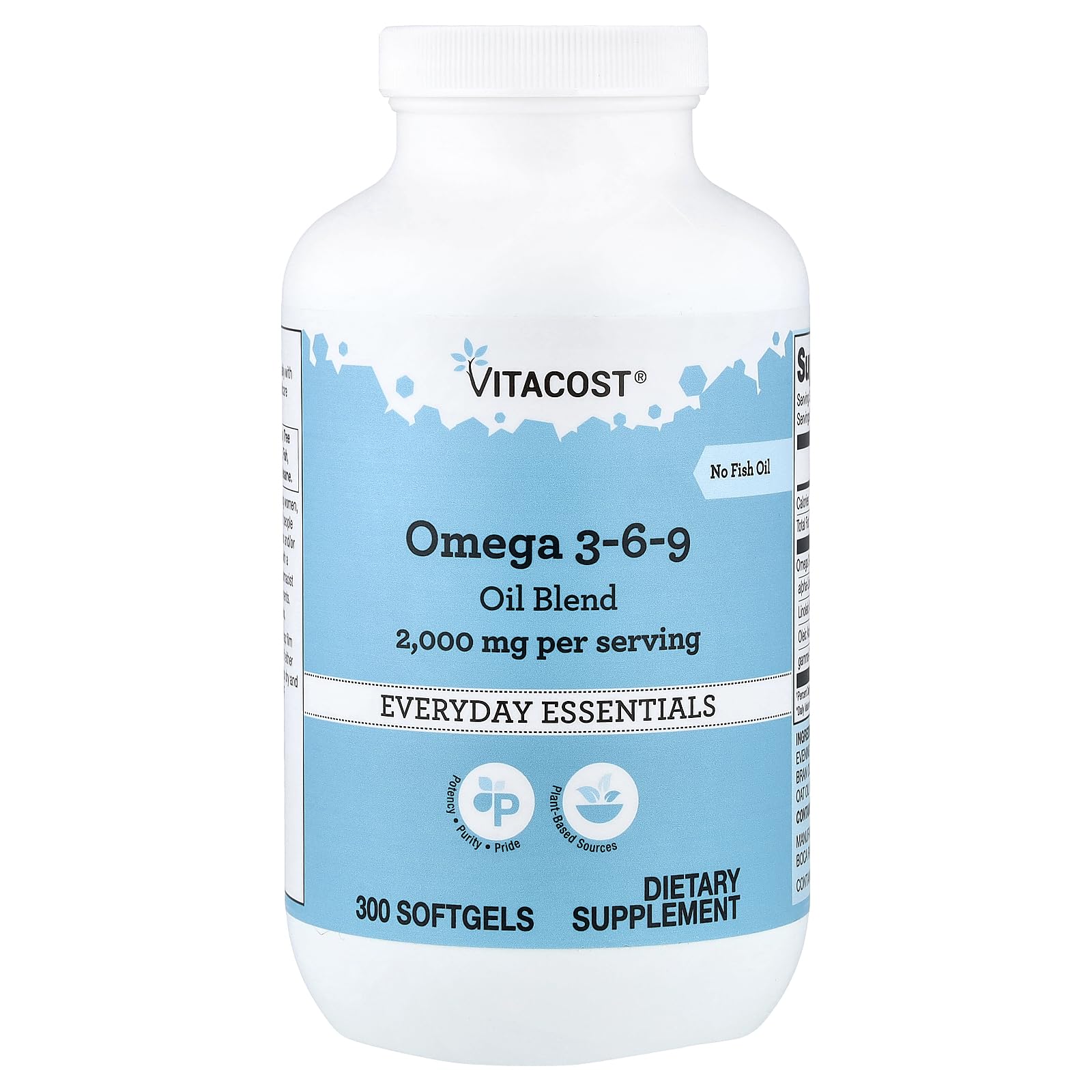 Vitacost Omega 3-6-9 Oil Blend Softgels 300