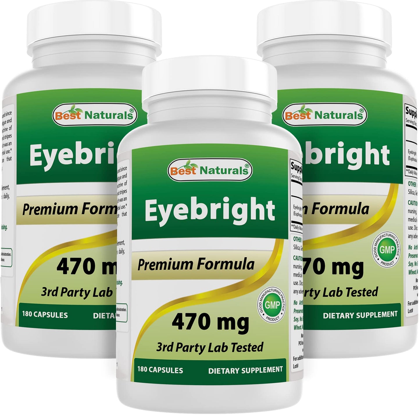 Best Naturals Eyebright 470 mg 540 Capsules