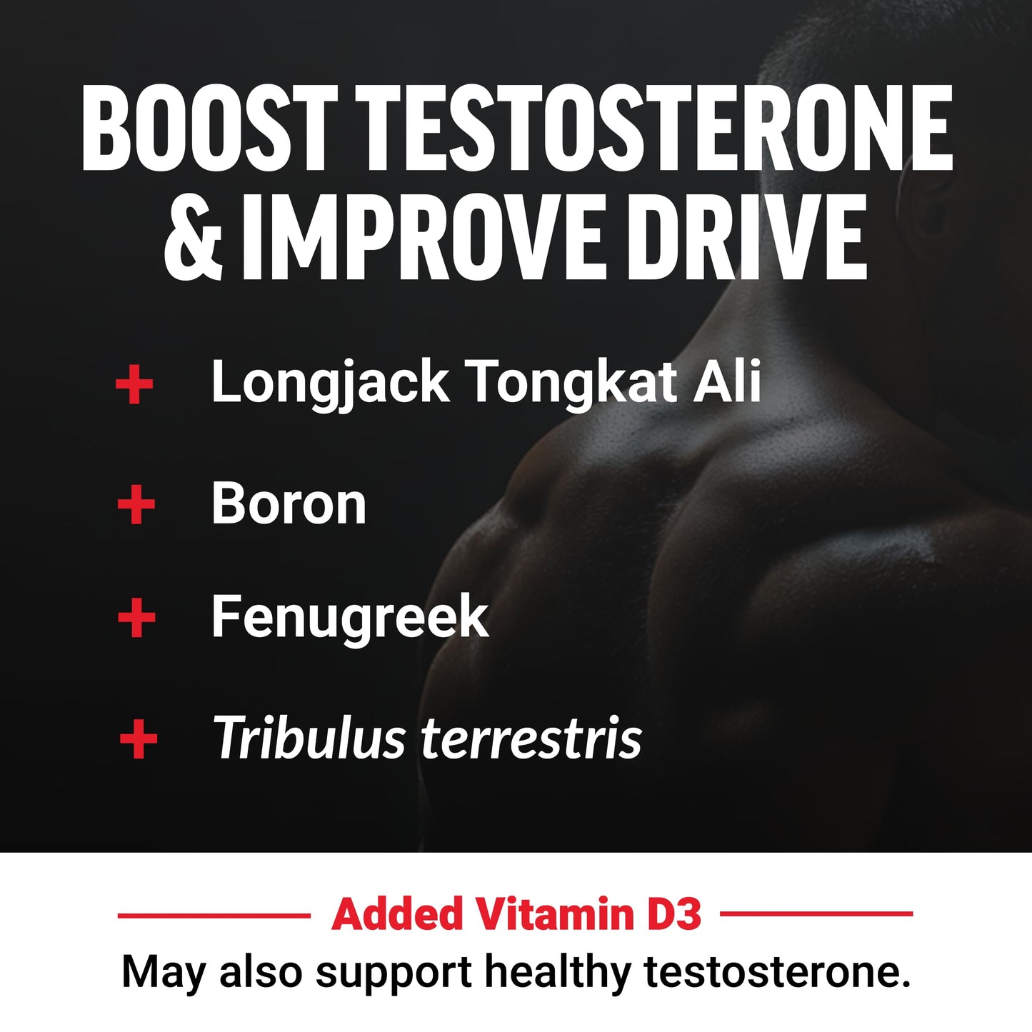 Force Factor Test X180 Gummies Testosterone Booster for Men, Berry Punch, 60 Gummies
