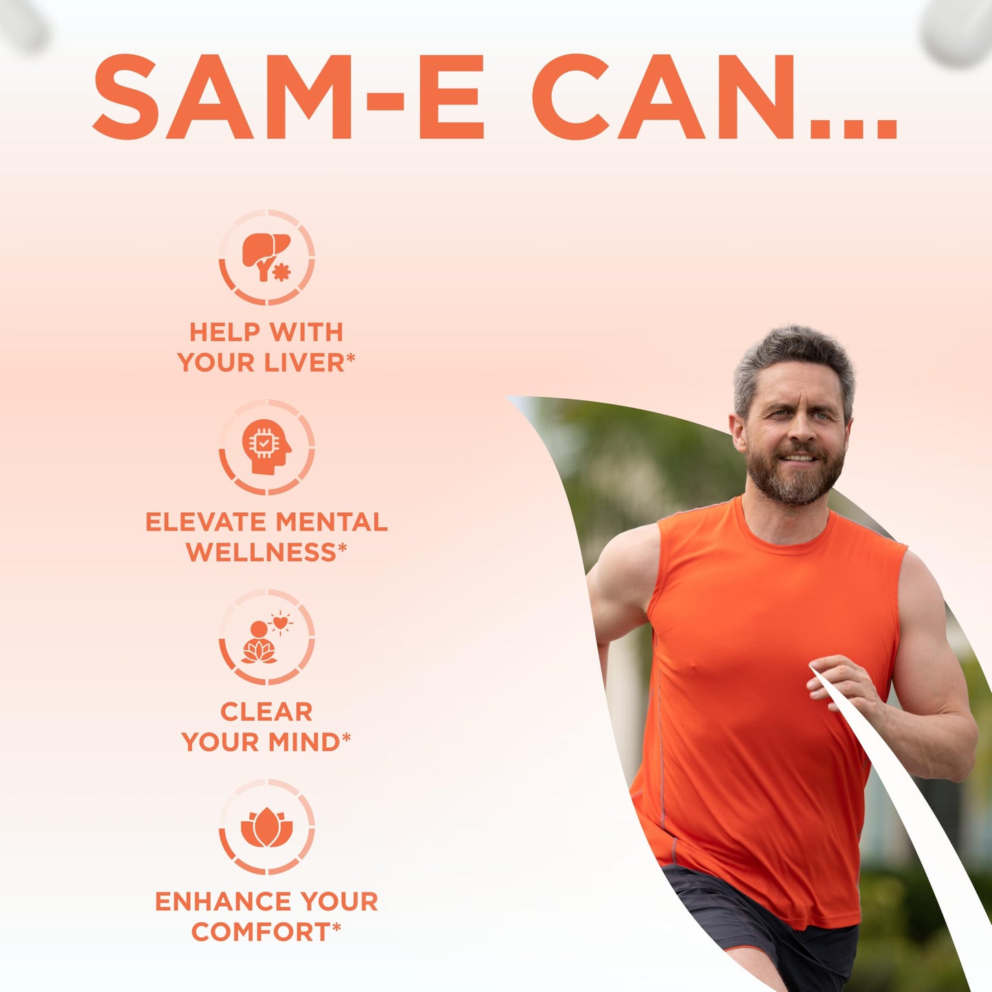 Clear Formulas Bioactive SAM-e 400mg Capsule, 120 Count