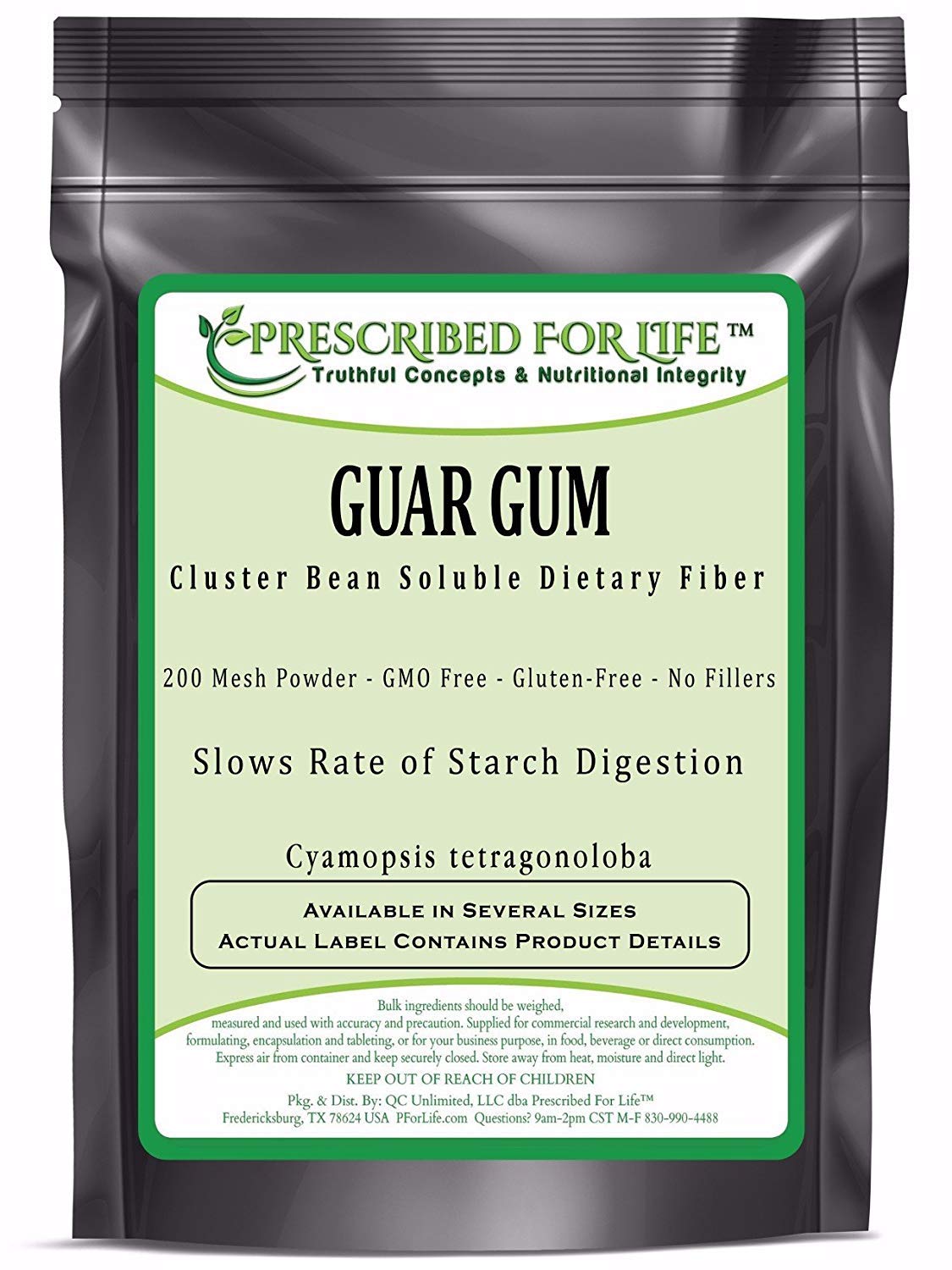 Prescribed For Life Guar Gum Powder 3.99 Ounce