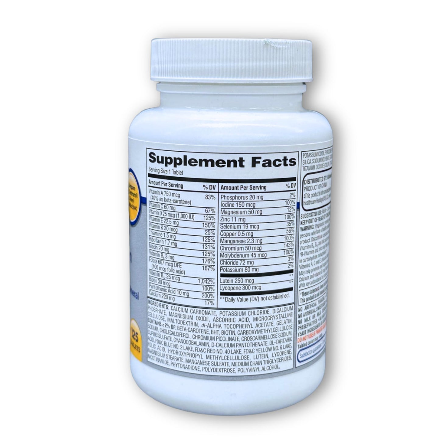 FUSION SHOP STORE Multivitamin/Multimineral Supplement, 100 Tablets