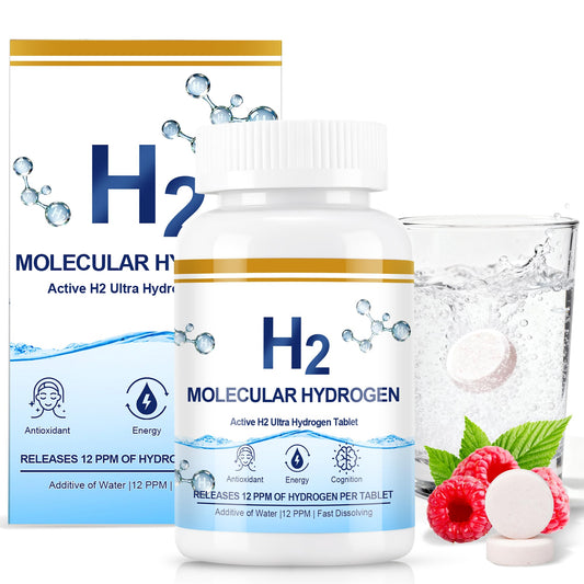 Crobirware Molecular Hydrogen Tablets (12 PPM) with Magnesium, 120 Tablets