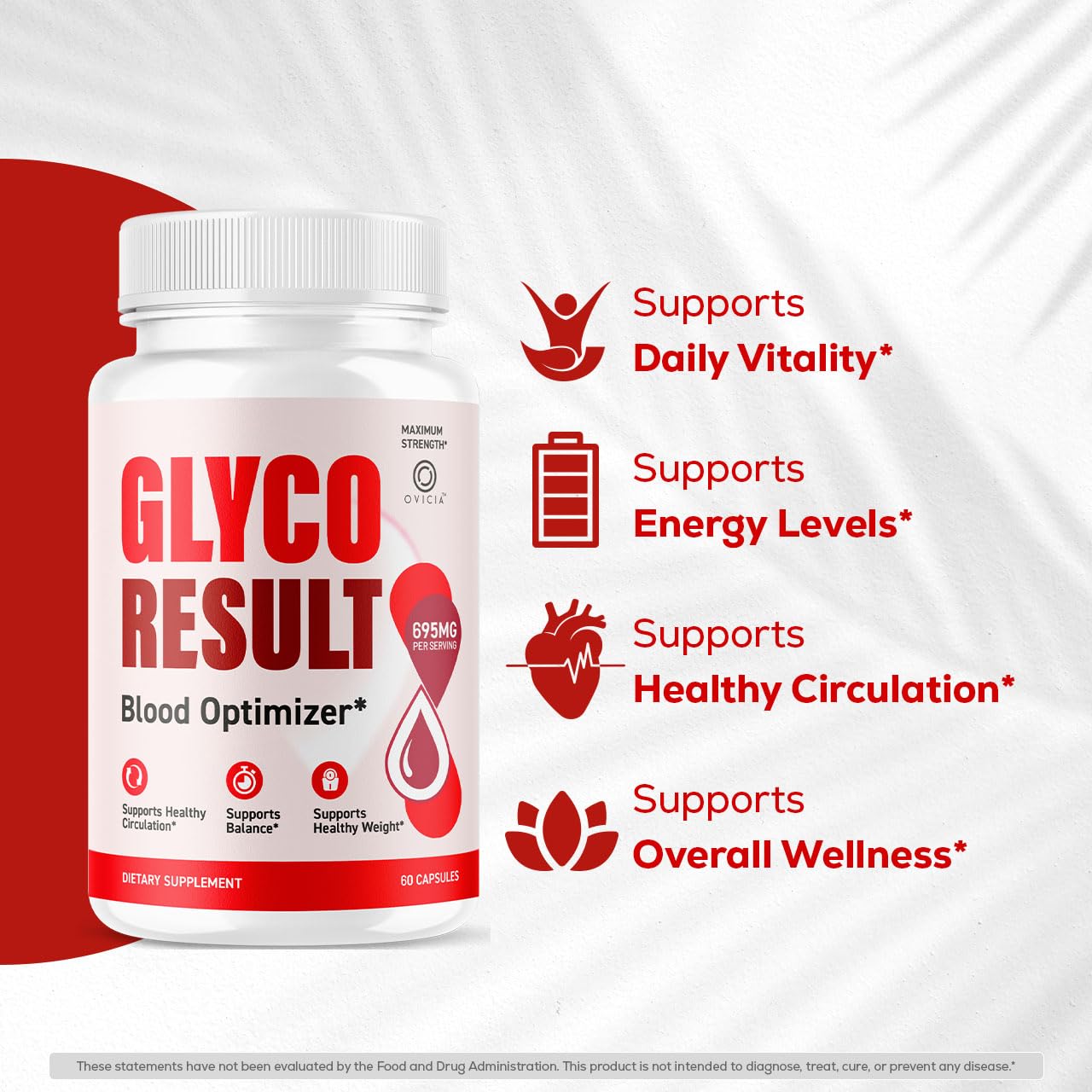 OVICIA Glyco Result 180 Capsules
