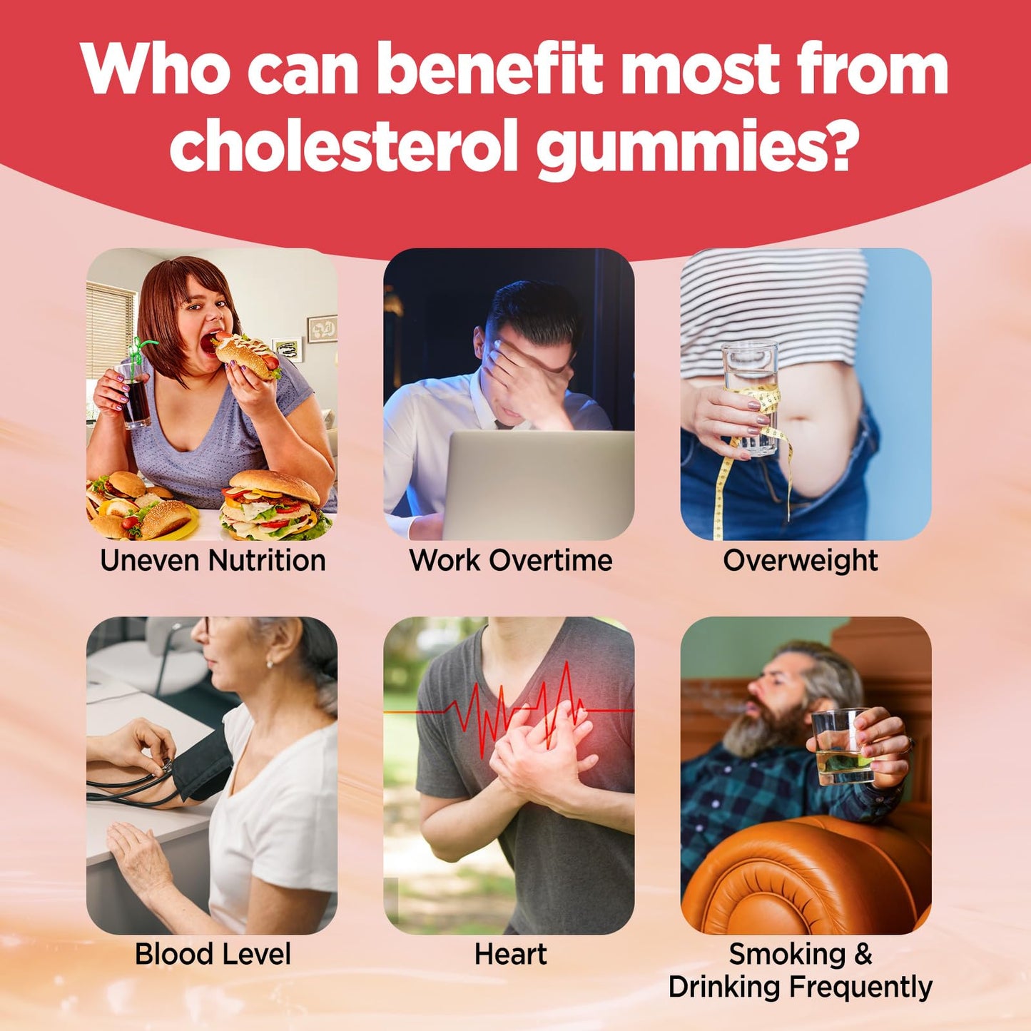 HOLLEGEND Cholesterol Gummies Gummy, 60 Count