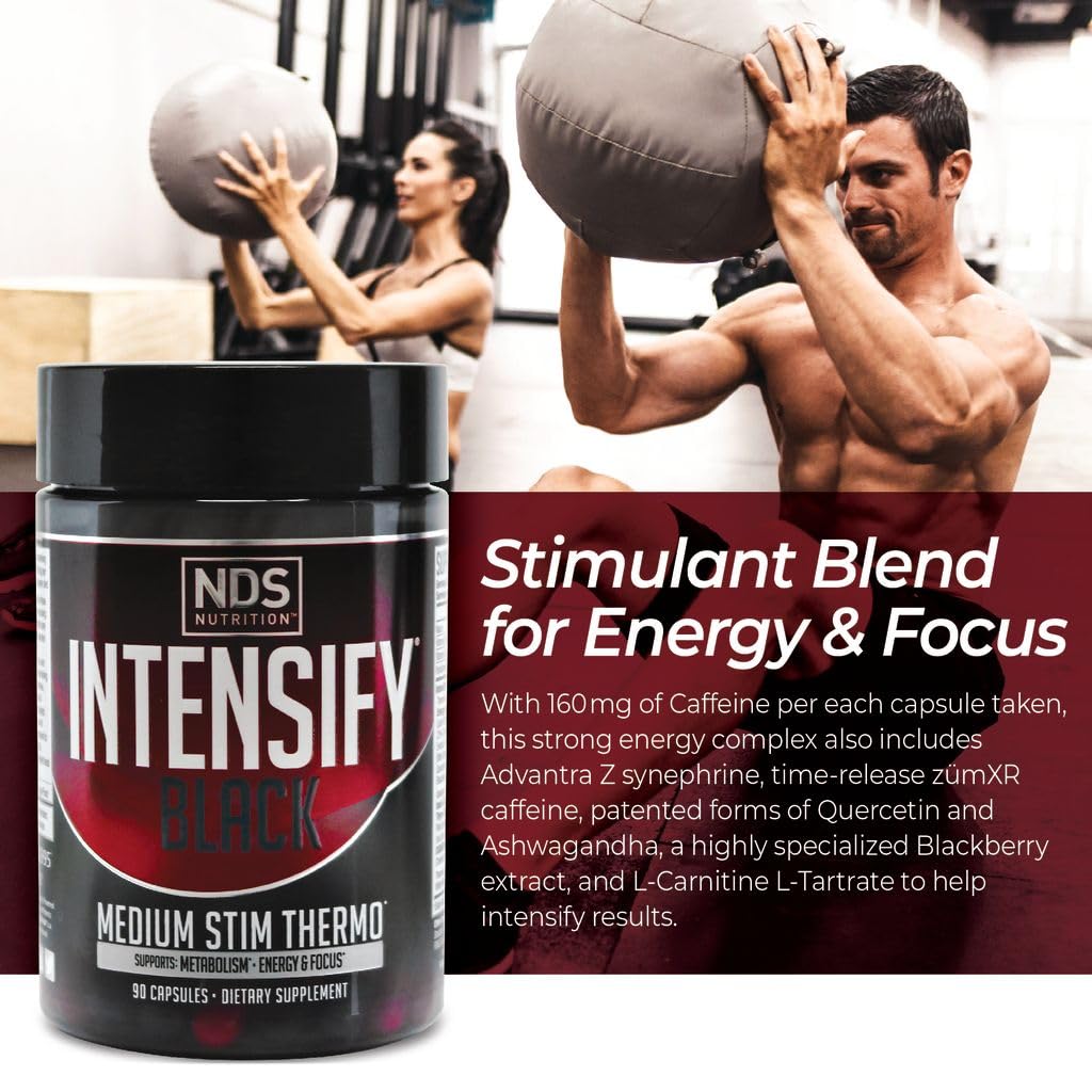 Intensify NDS Nutrition Black Thermogenic with Advantra Z 90 Capsules