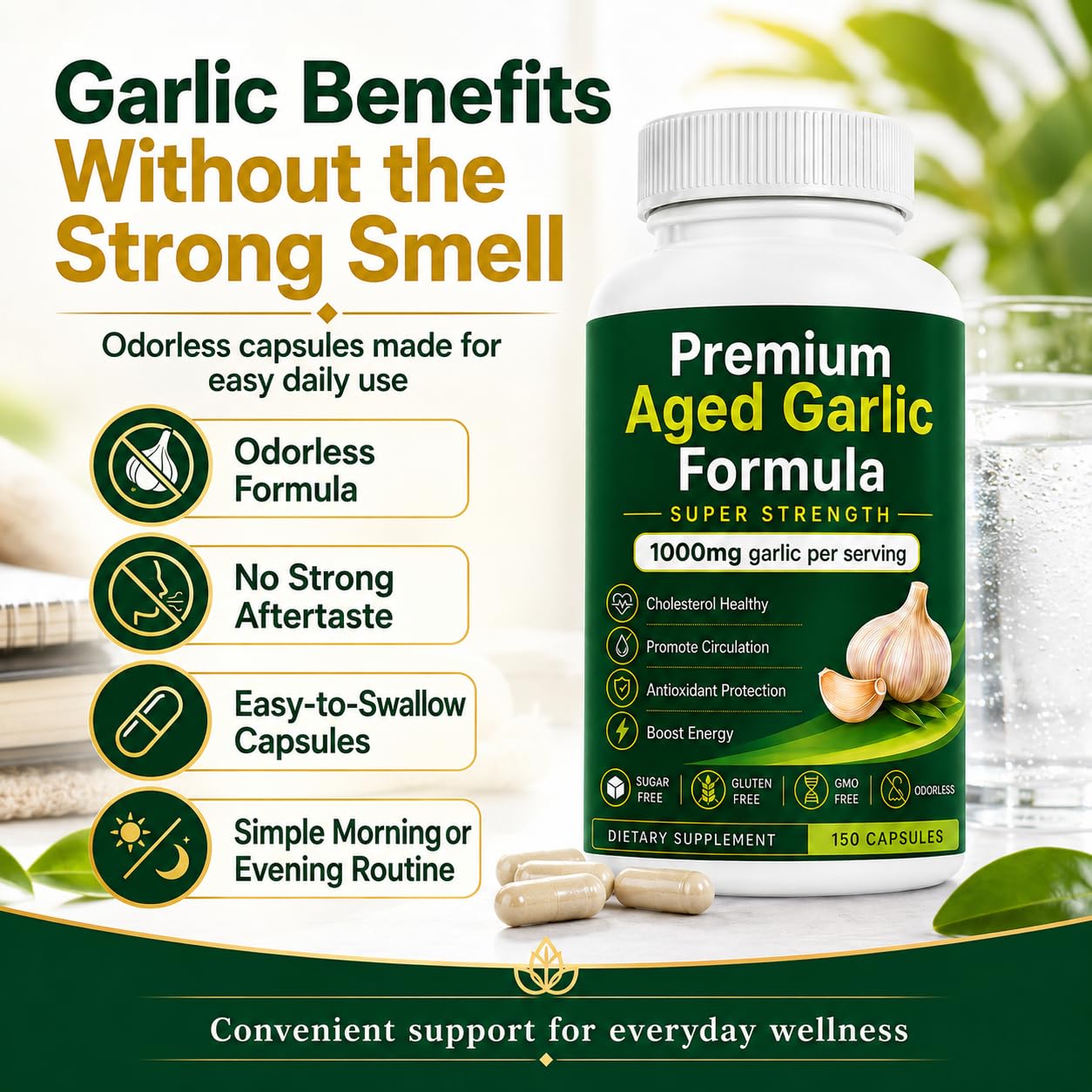 KYZTMHC Premium Aged Black Garlic Softgels 150