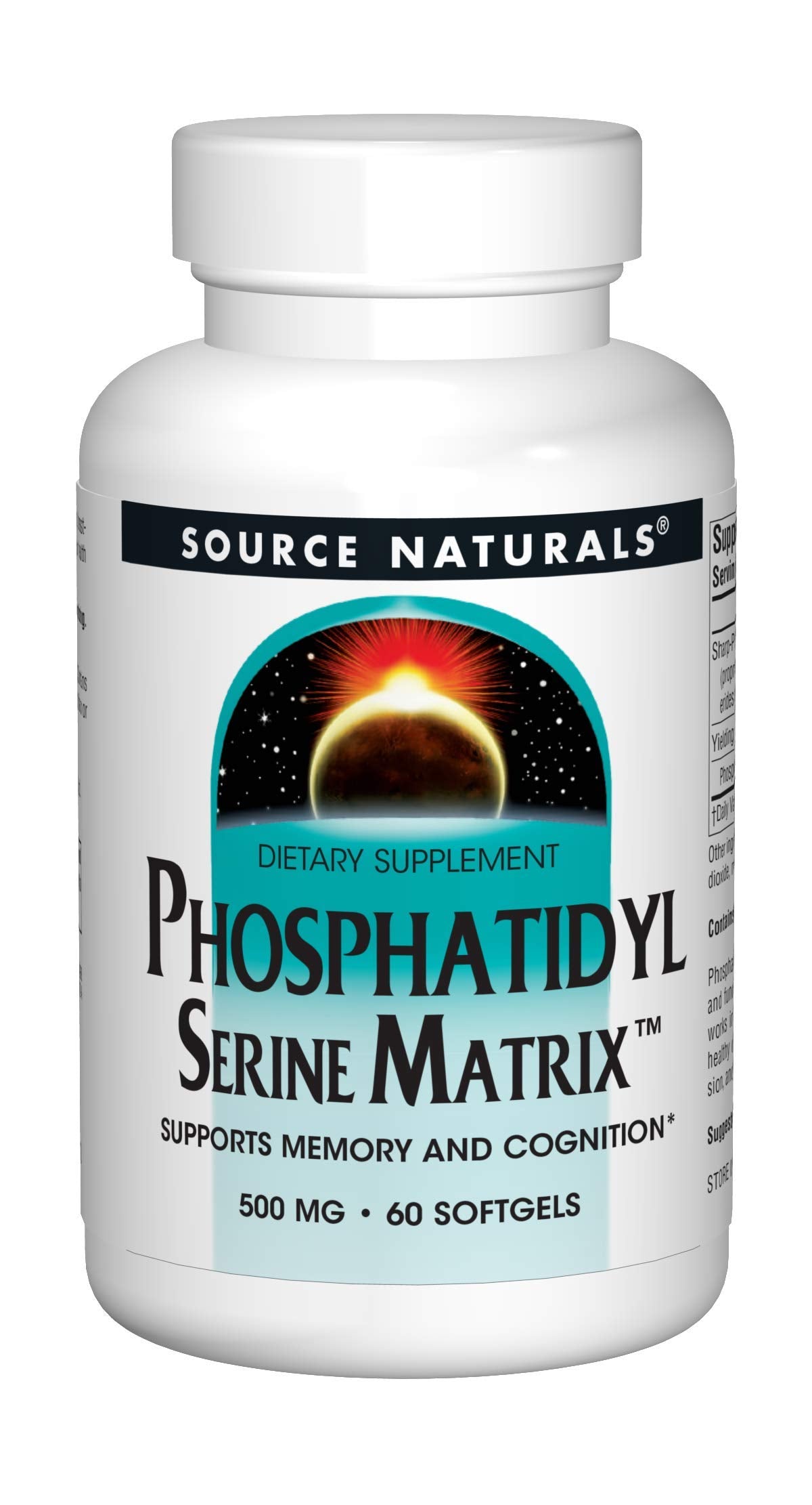 Source Naturals Phosphatidyl Serine Matrix 500mg Softgels, 60 Count