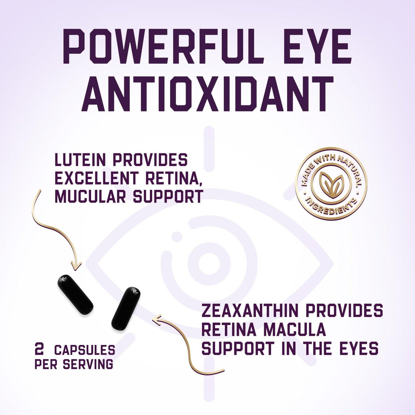 Nature's Peak Lutein & Zeaxanthin Eye Health Vitamin Capsule 60 Count