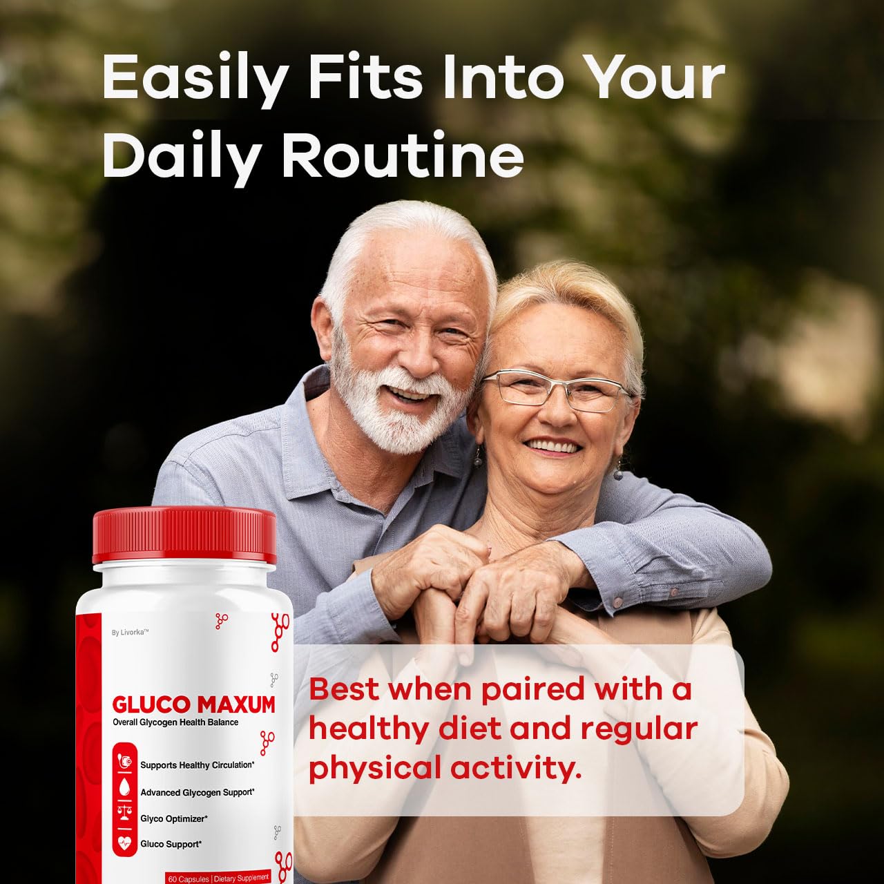 LIVORKA GlucoMaxum Capsules 120 Capsules