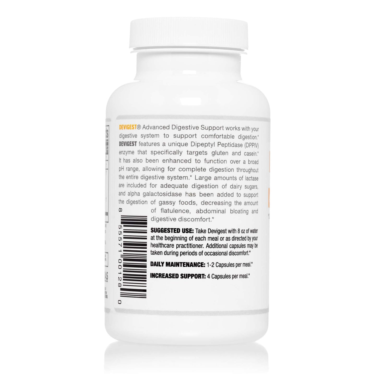 Arthur Andrew Medical Devigest ADS, Advanced Digestive Support, Relief for Lactose Intolerance and Casein Sensitivities, Capsules, 180 Count