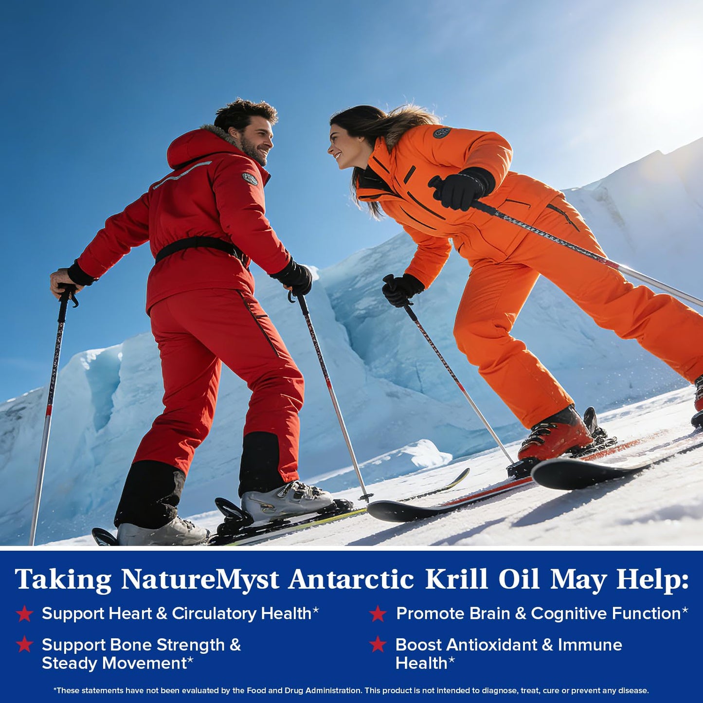 NatureMyst Krill Oil 1000mg Softgels 60 Count