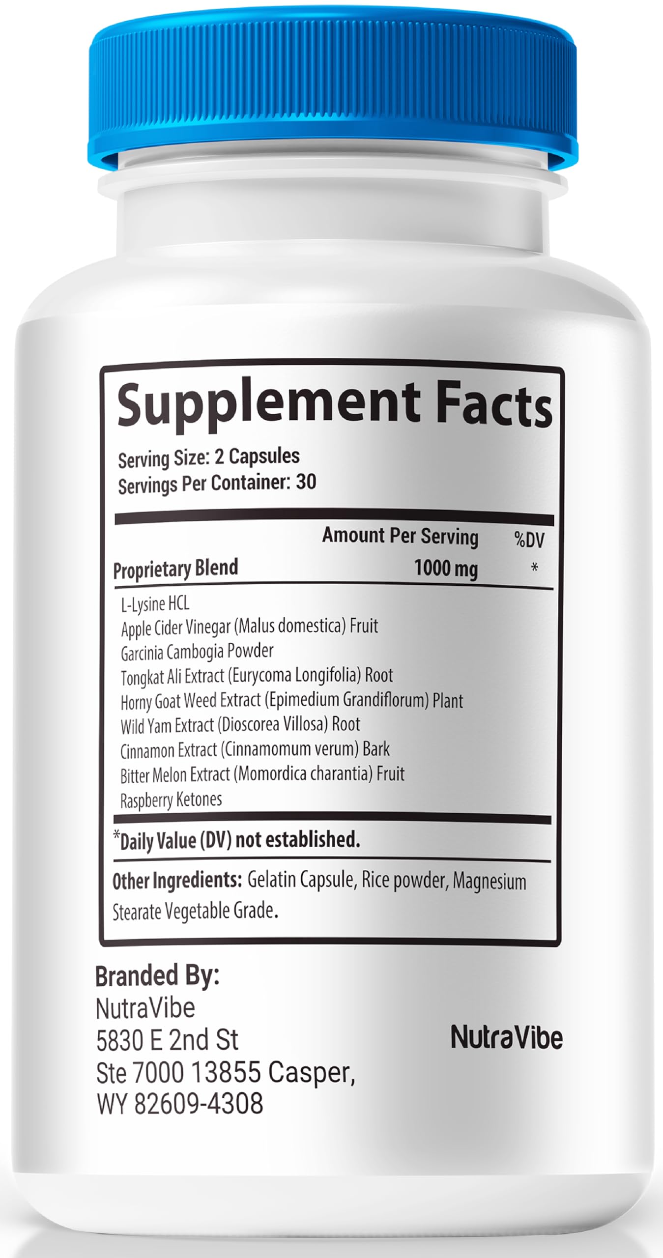 NutraVibe Tworld Capsules 120 Count