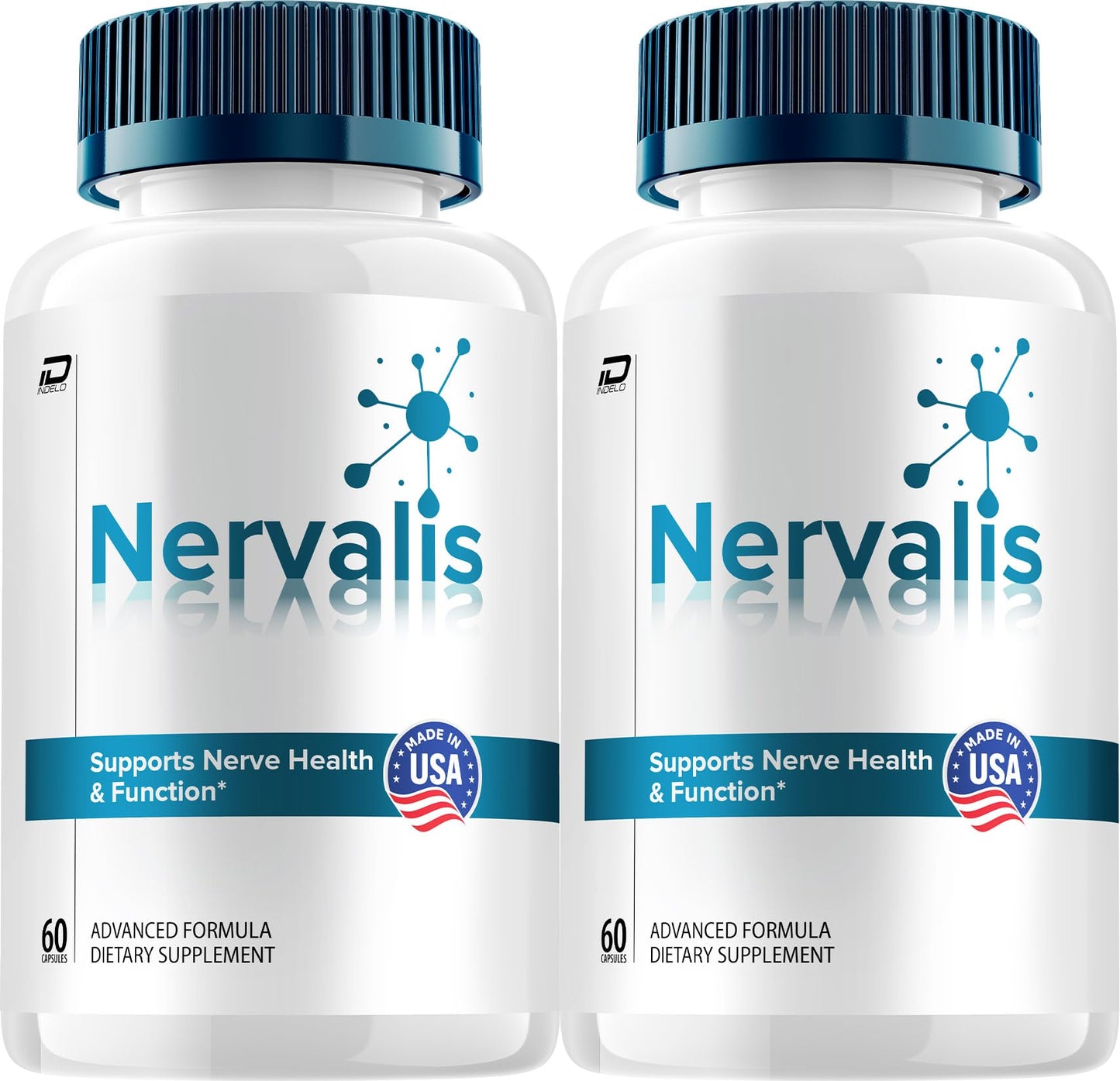 Indelo Nervalis Advanced Supplement Natural Blend Capsules, 120 Capsules