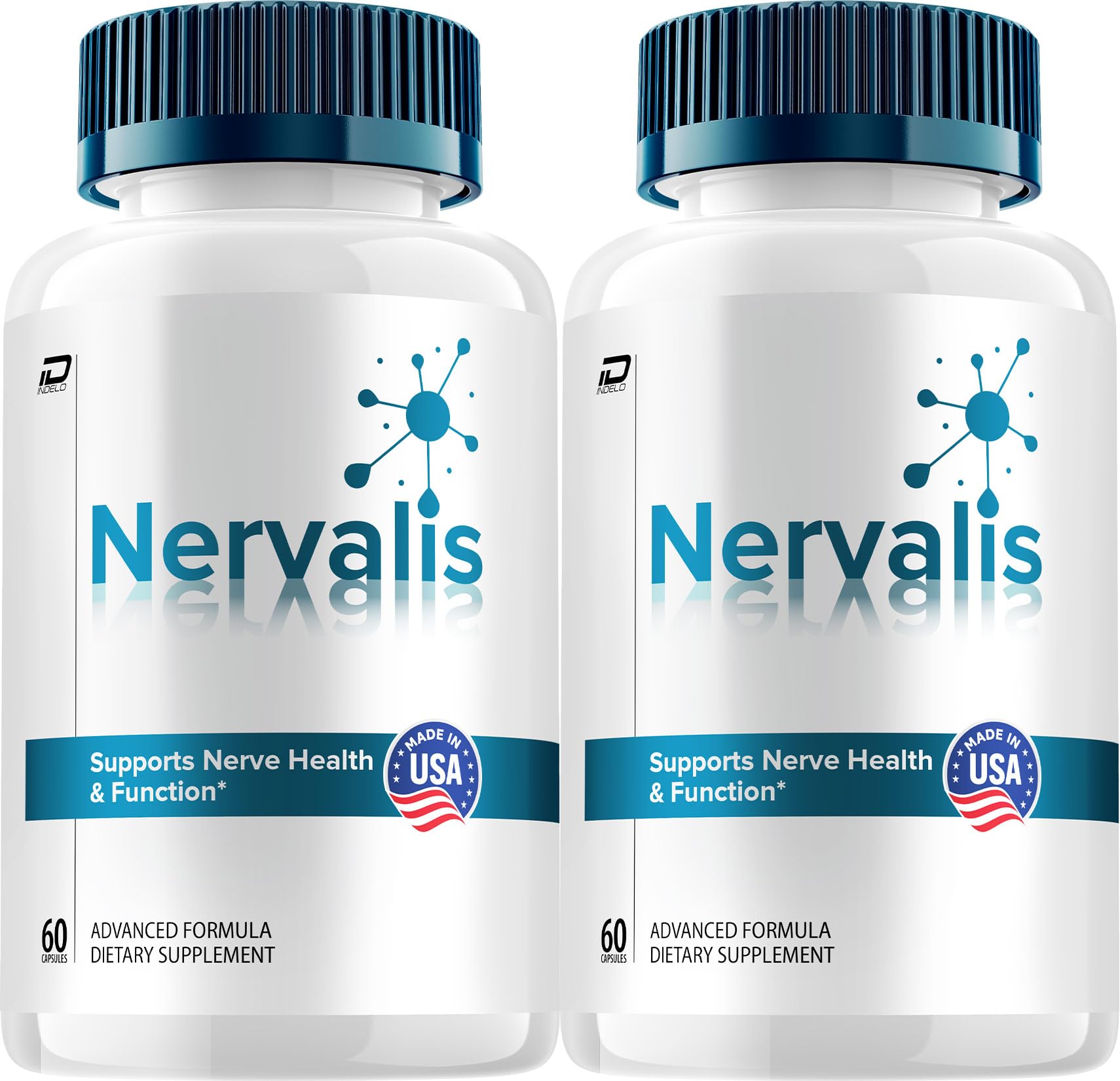 Indelo Nervalis Advanced Supplement Natural Blend Capsules, 120 Capsules