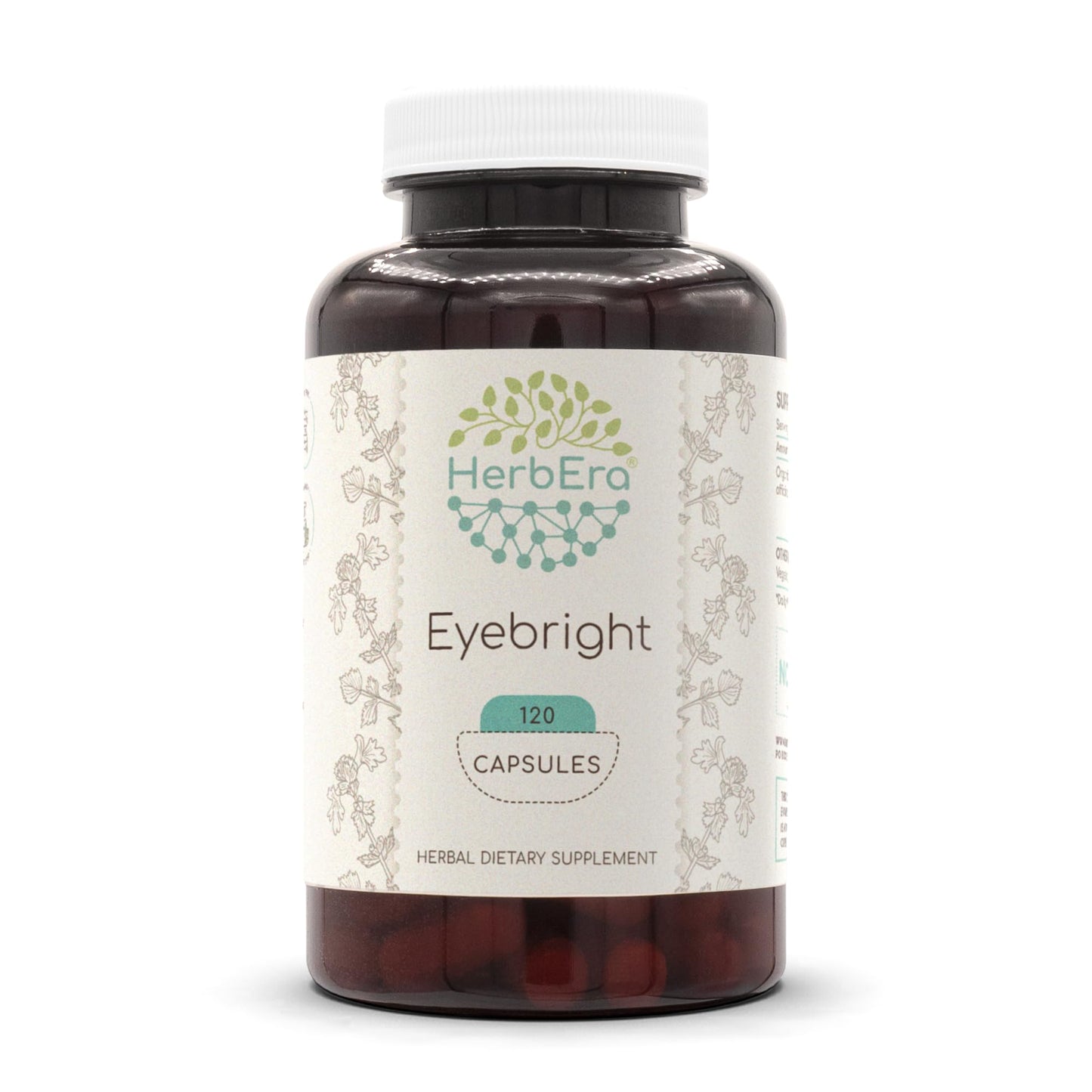 HerbEra Eyebright 500 mg Capsules 120 Count