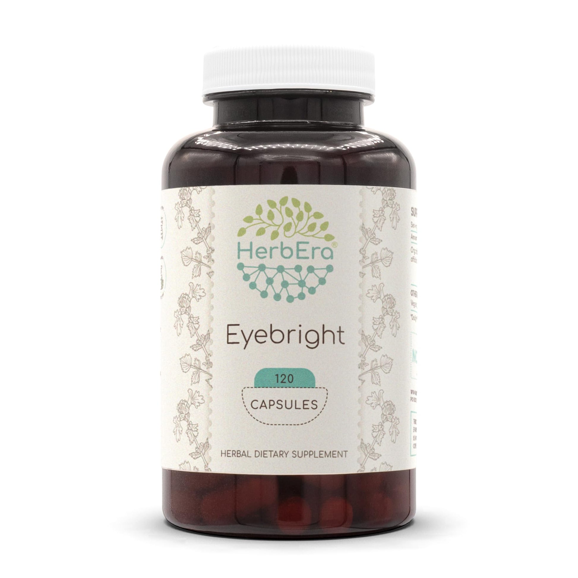 HerbEra Eyebright 500 mg Capsules 120 Count