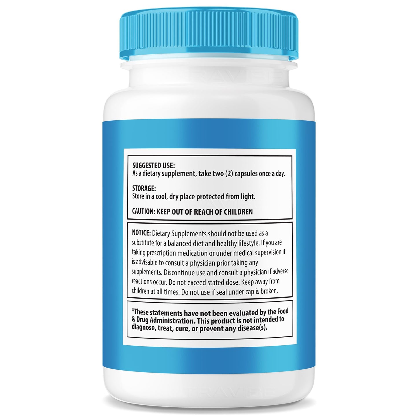NutraVibe OptiPlax Eye Supplement Capsules 120 Capsules