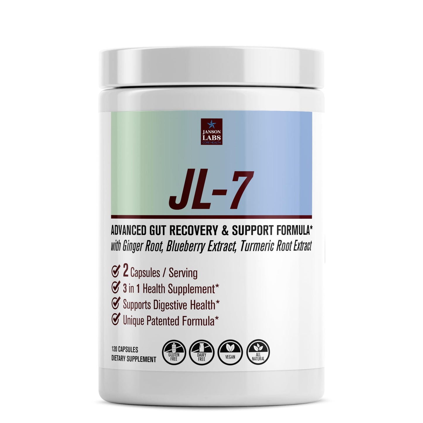 Janson Labs JL-7 Crohn's and Colitis Supplement Capsule 120