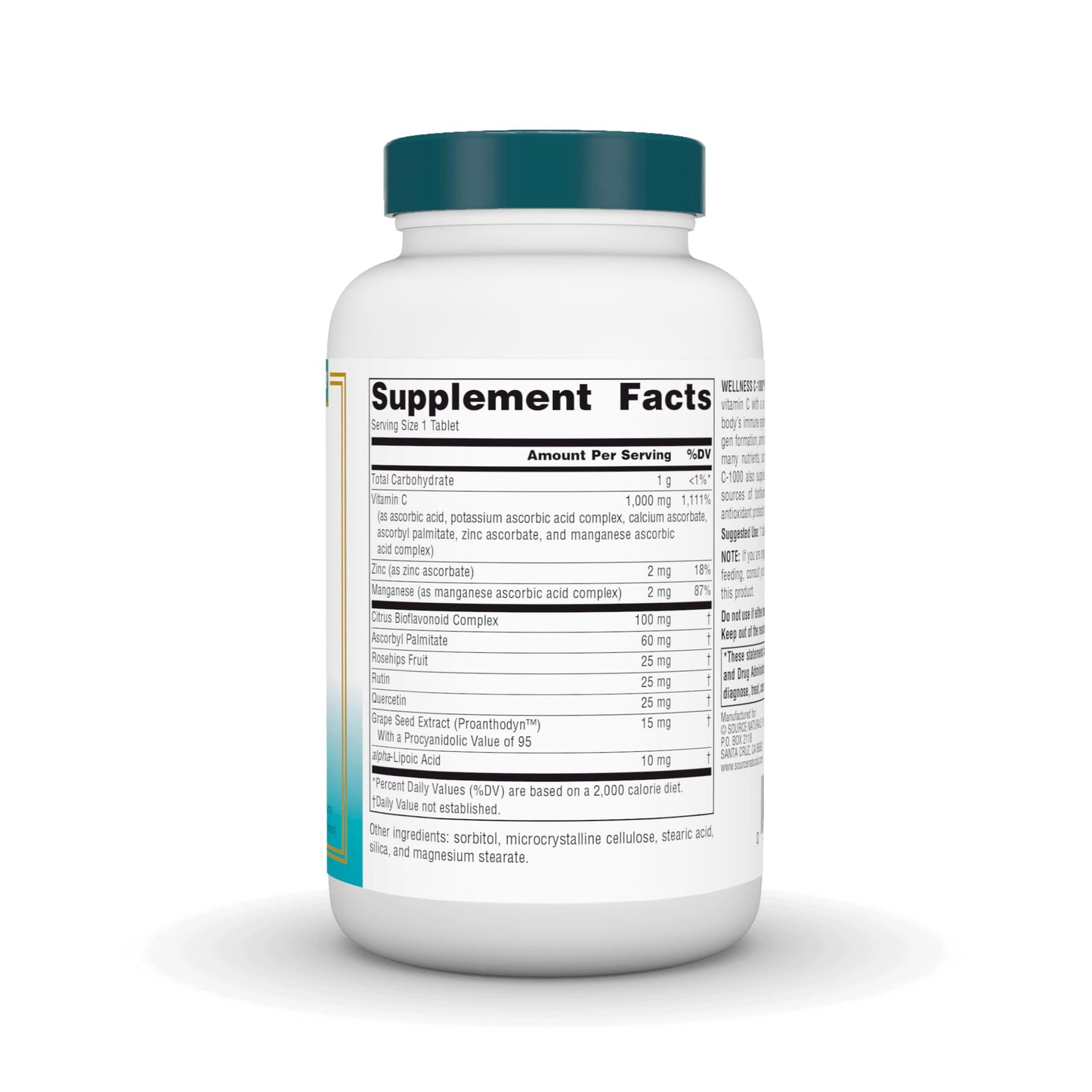 Source Naturals Wellness C-1000 Tablets 100