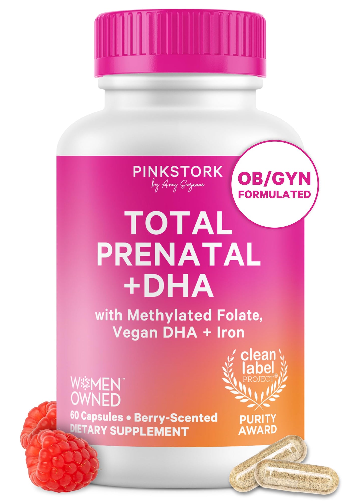Pink Stork Total Prenatal Vitamins Capsules, 60