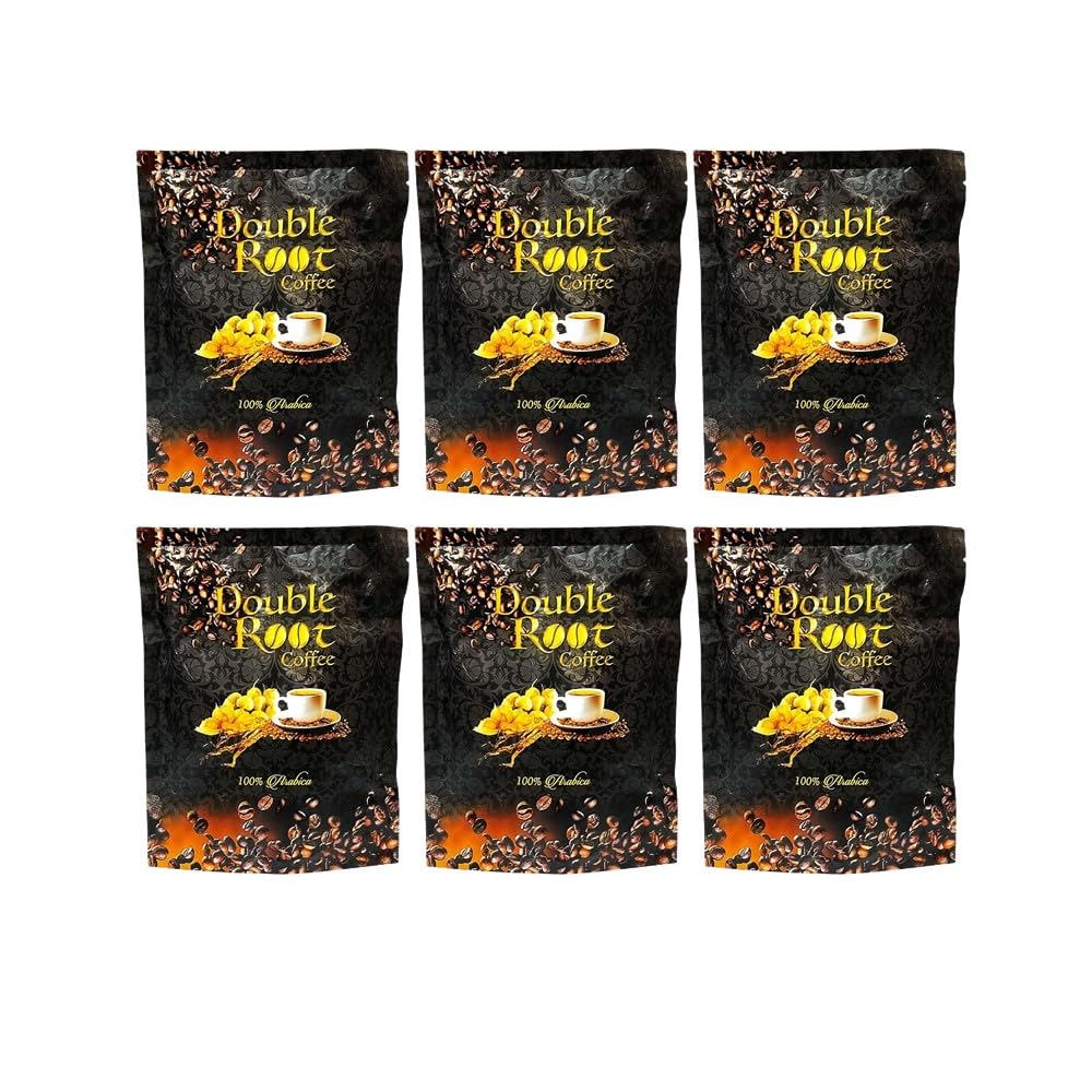 Double Root Coffee Arabica Cafe Stamina Energy Support Powder 1 Ounce