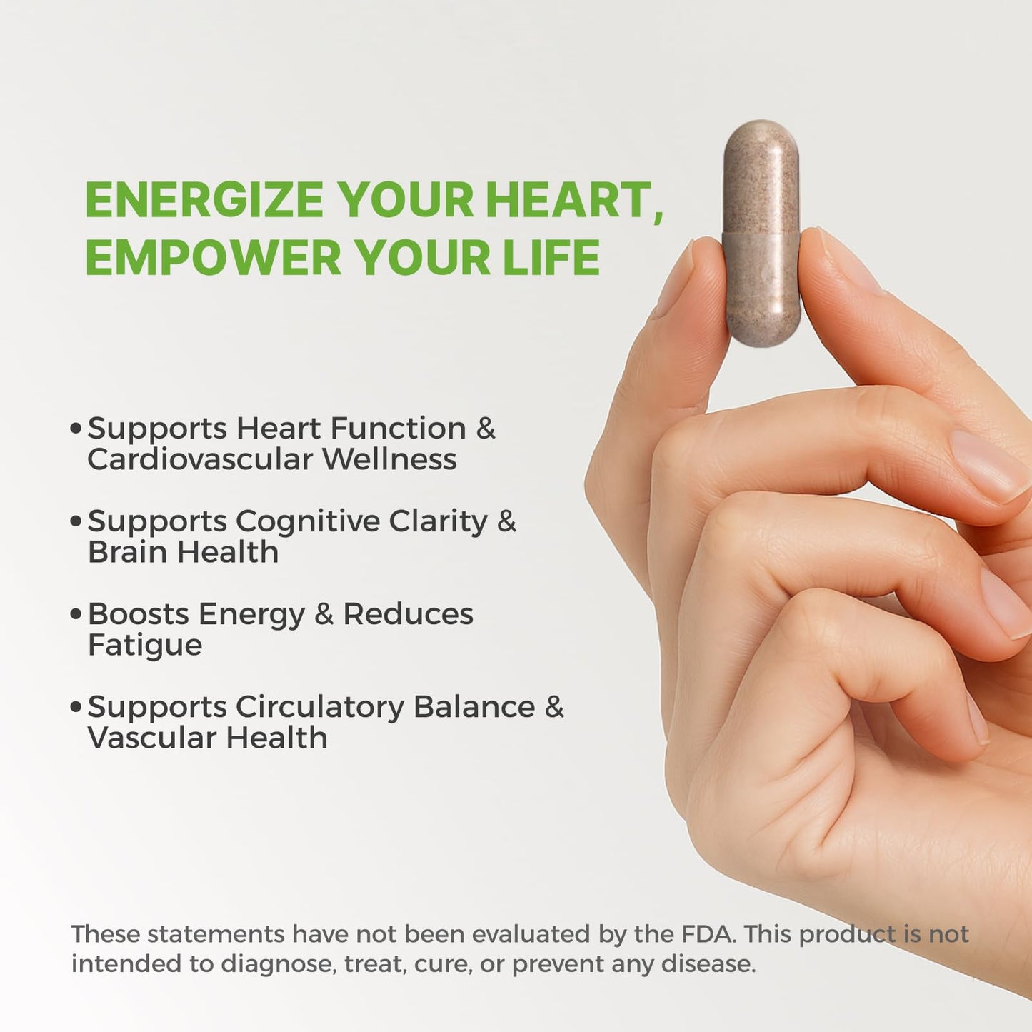 LifeBay Heart & Brain Support Capsule, 60 Count