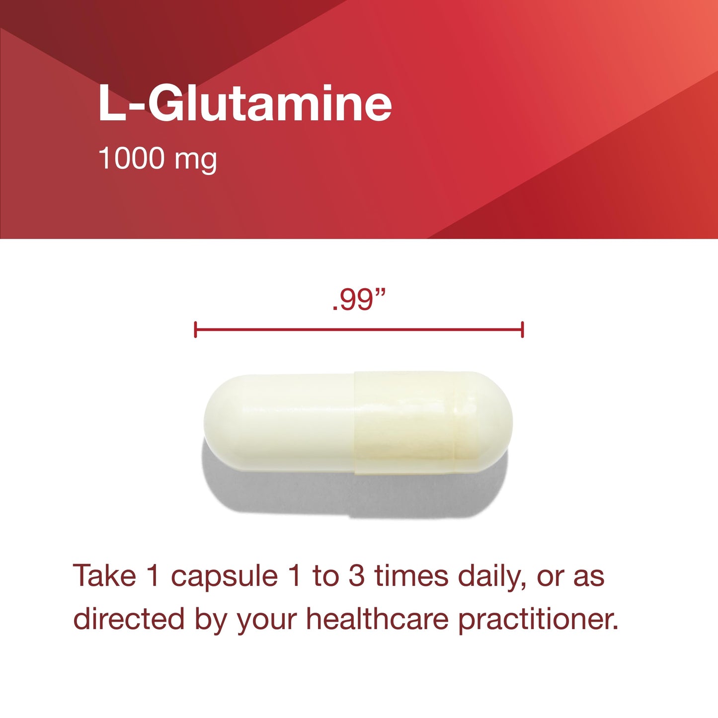 Protocol for Life Balance L-Glutamine 1000mg Capsule, 120 Veg Caps