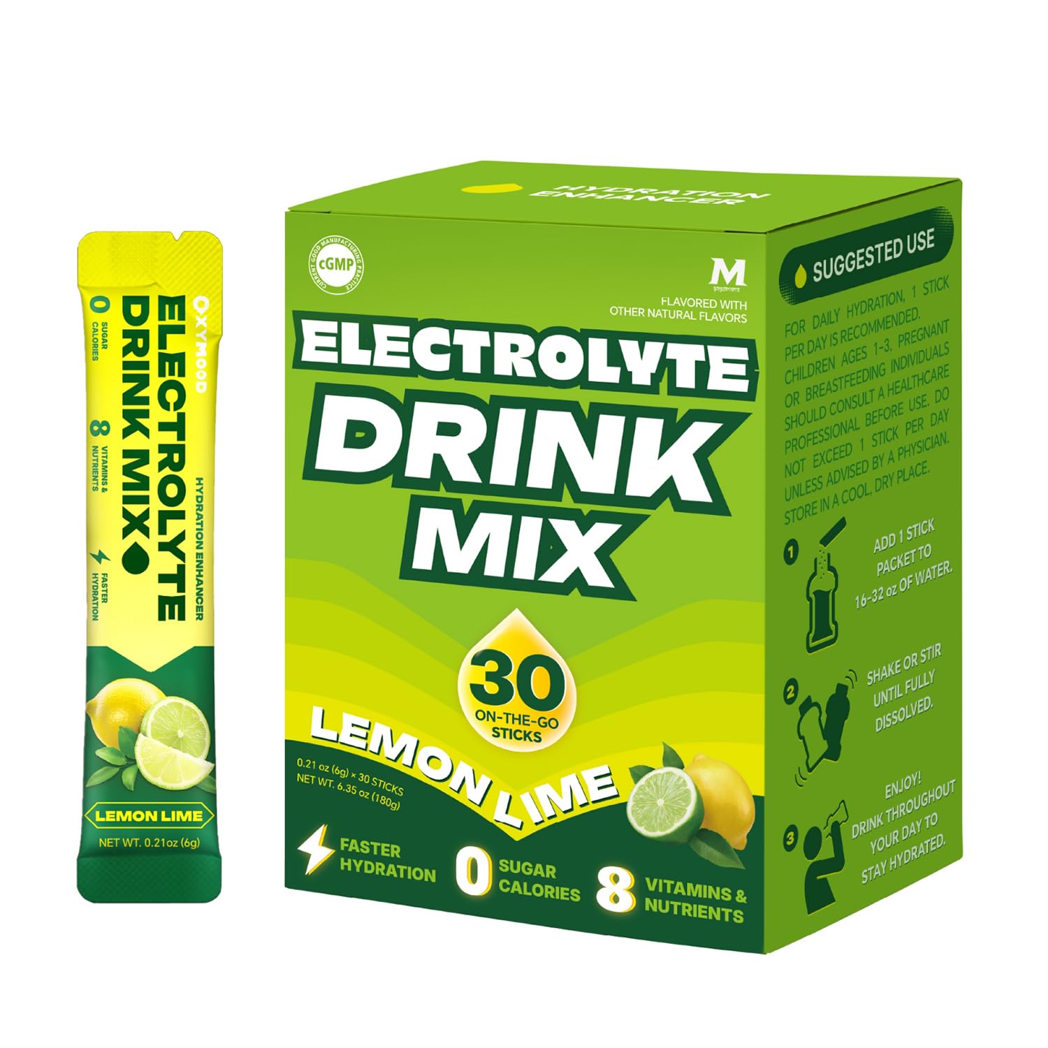 Mynzevirix Electrolyte Powder, 30 Sticks