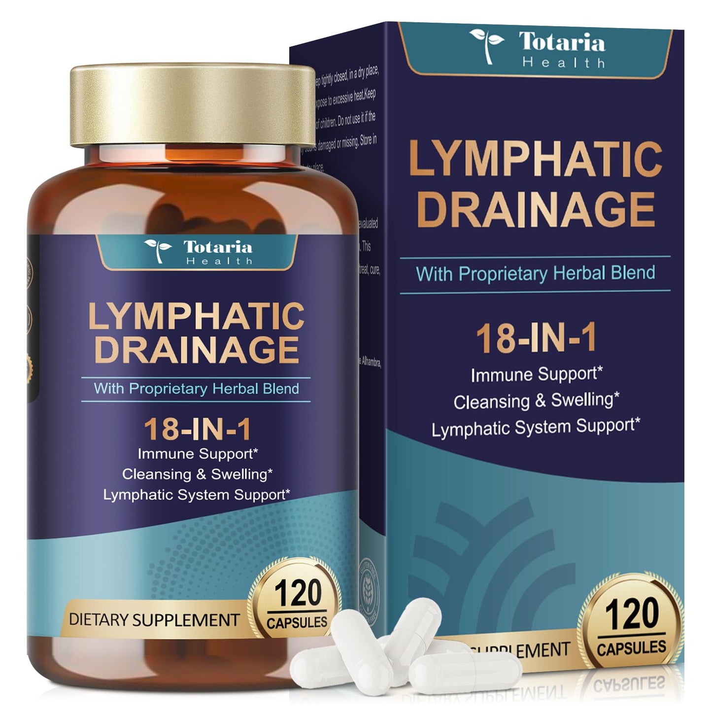 Totaria Lymphatic Drainage Capsule 120 Count