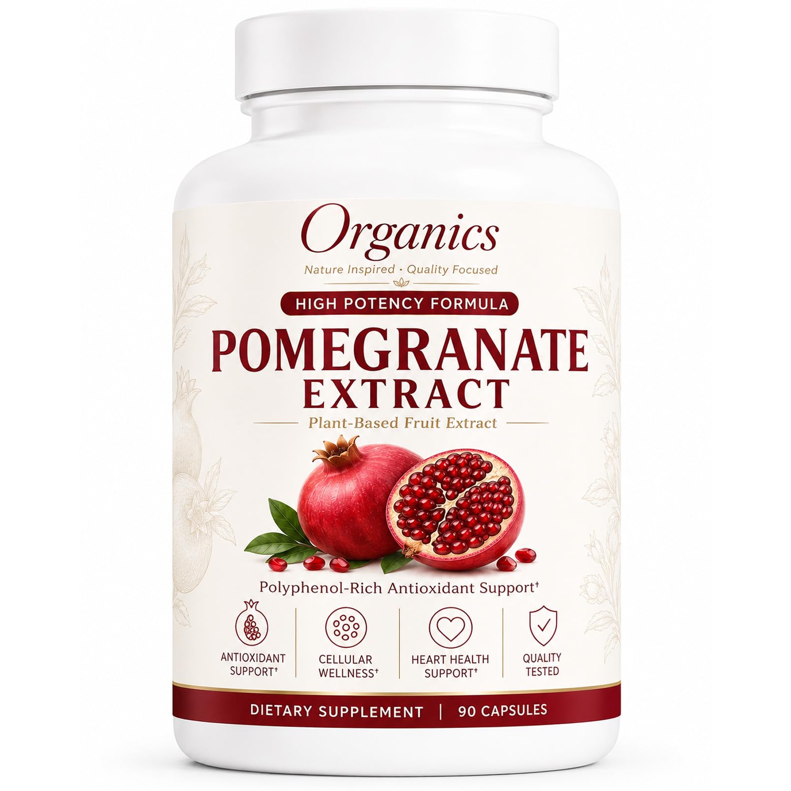 KYZTMHC Organic Pomegranate Extract Capsule 1 Count