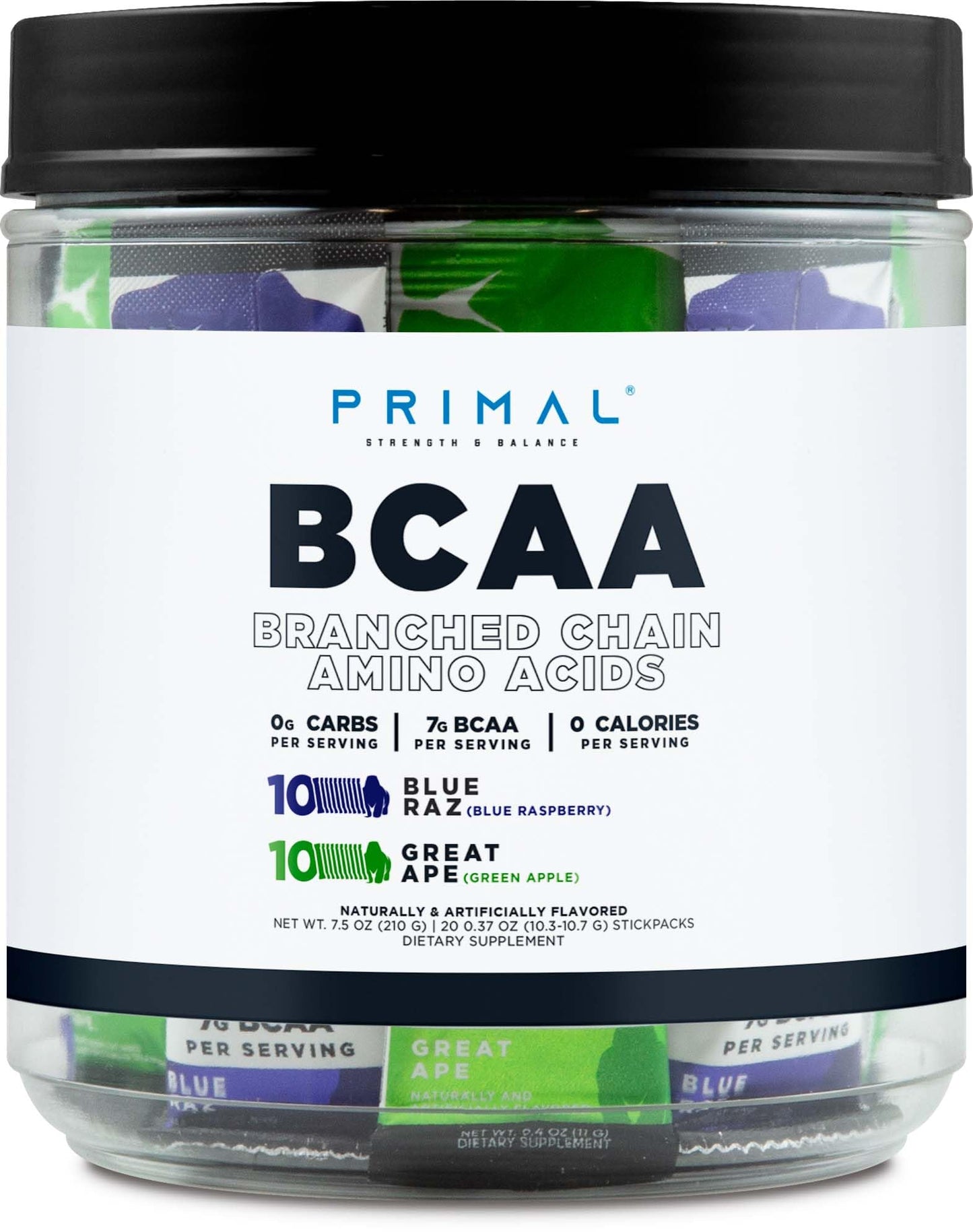 Primal BCAA Powder 7.5 Ounce