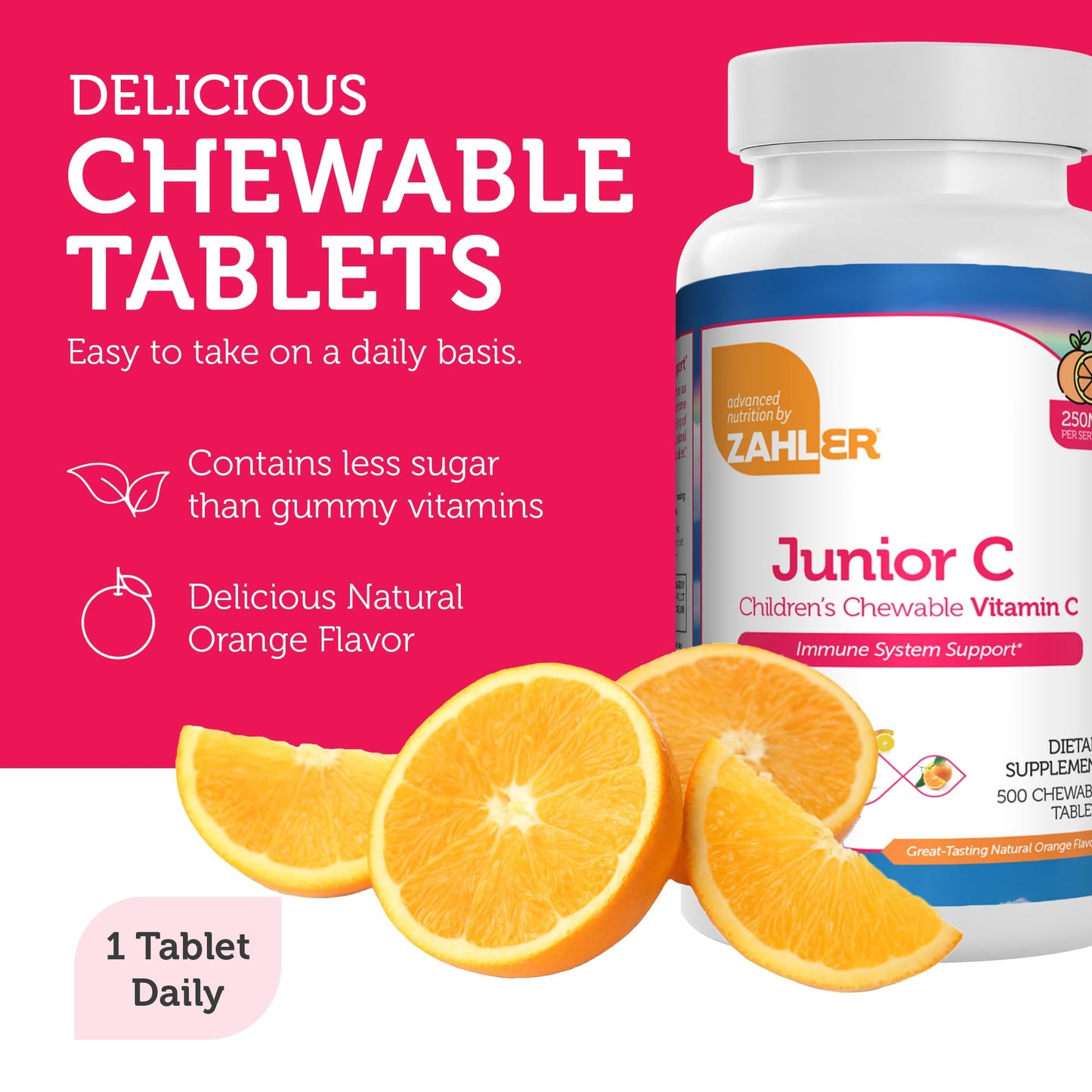 Zahler Junior C Advanced Tablet 500 Count